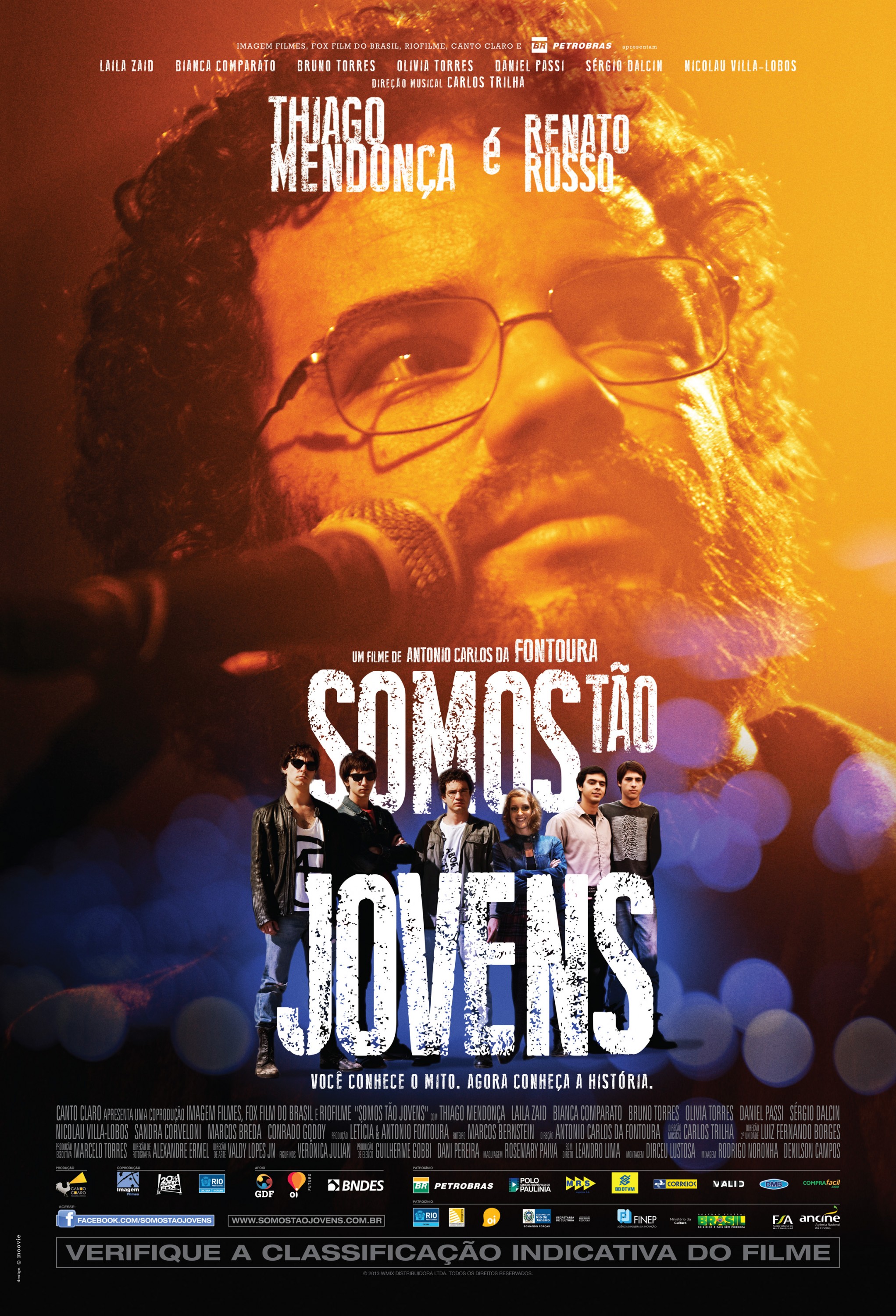 Mega Sized Movie Poster Image for Somos Tão Jovens (#1 of 3)