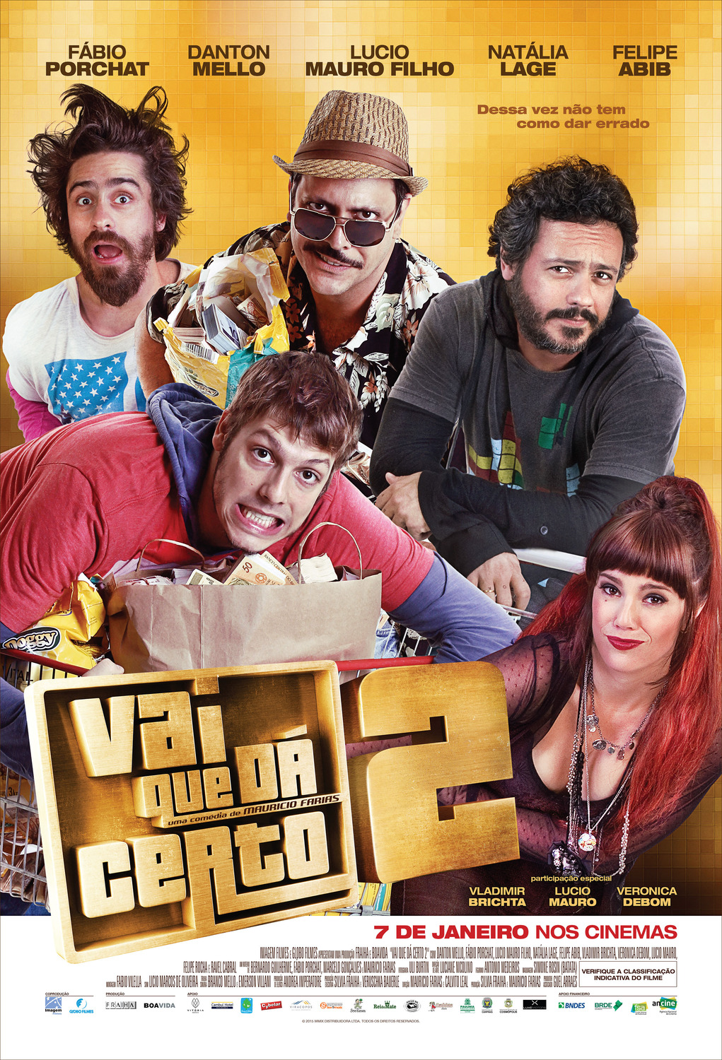 Extra Large Movie Poster Image for Vai que Dá Certo 2 