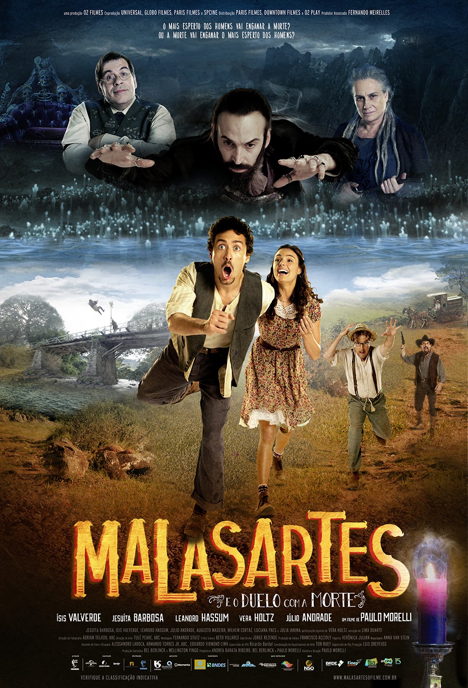 Extra Large Movie Poster Image for Malasartes e o Duelo com a Morte 