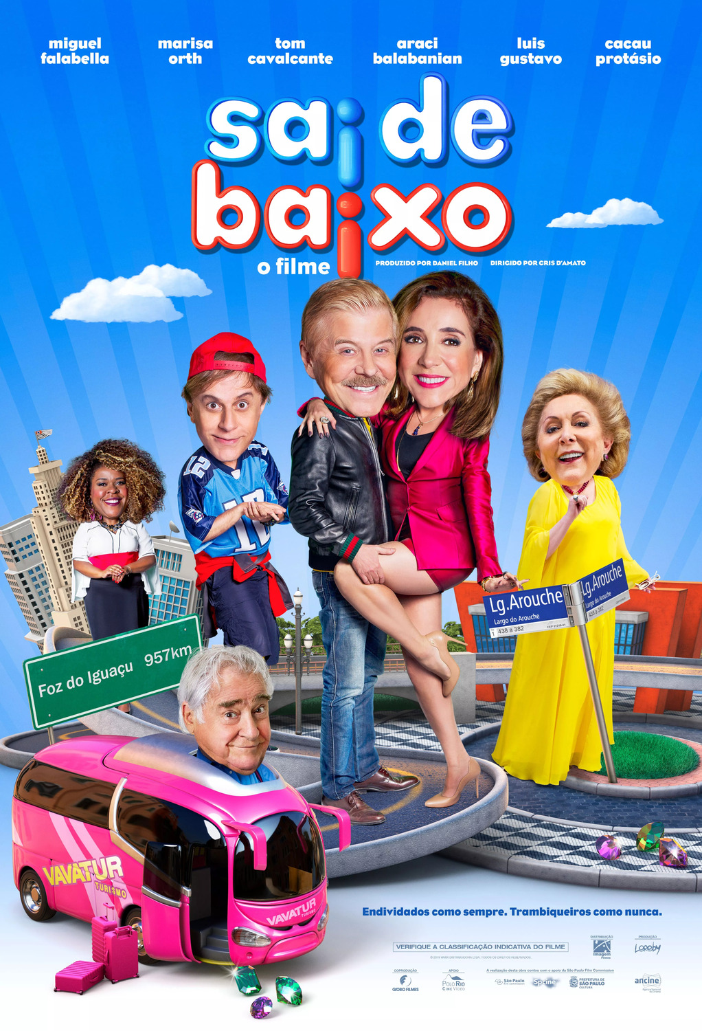 Extra Large Movie Poster Image for Sai de Baixo: O Filme 