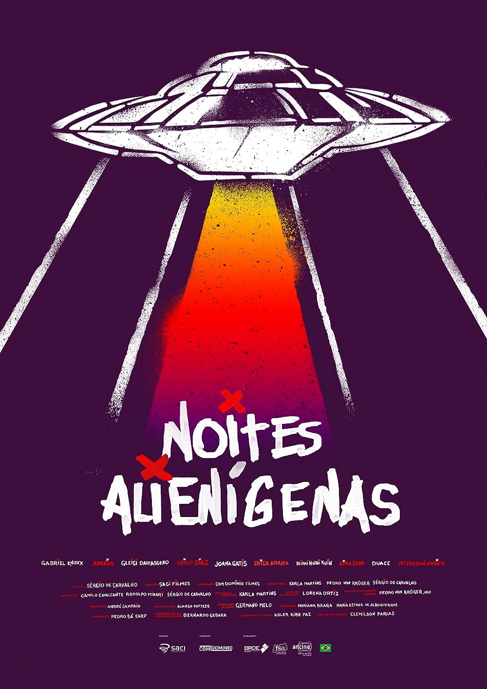 Extra Large Movie Poster Image for Noites Alienígenas 