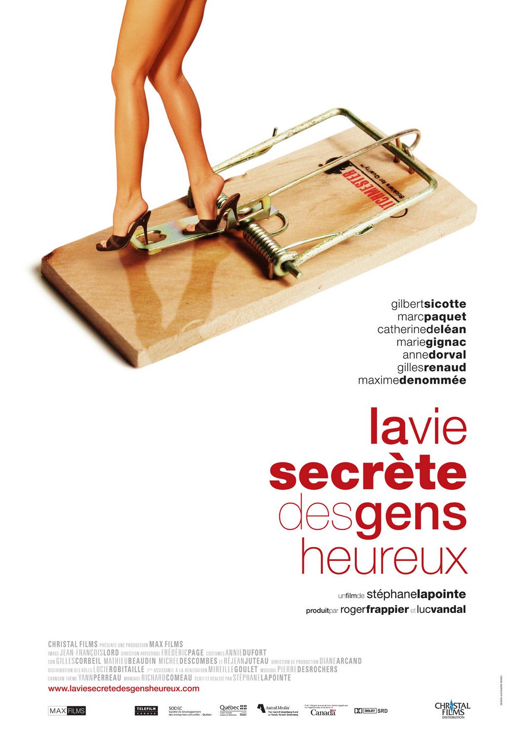 Extra Large Movie Poster Image for Vie secrète des gens heureux, La 