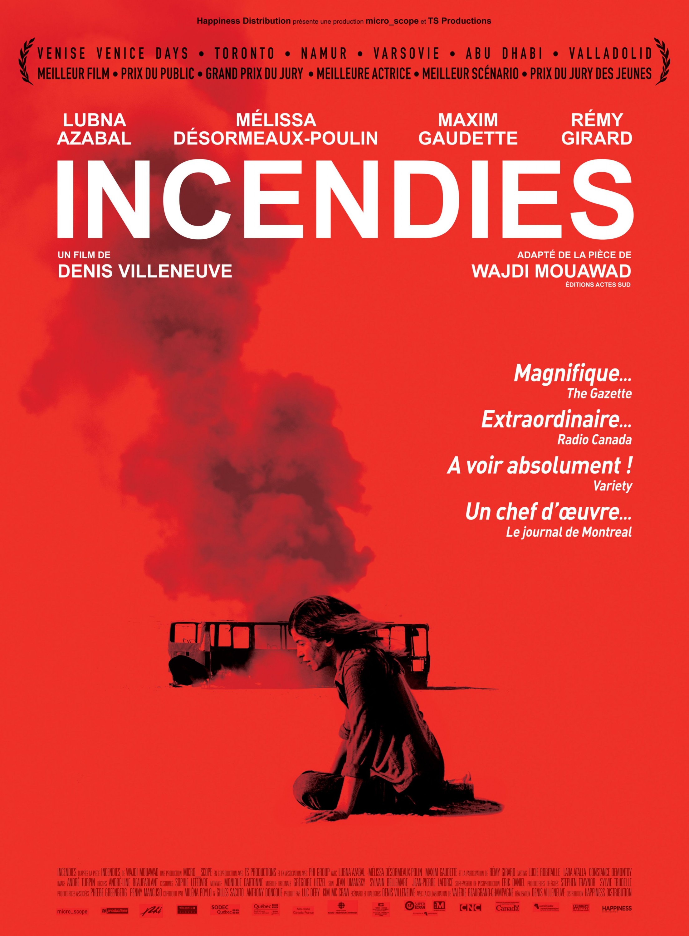 Mega Sized Movie Poster Image for Incendies (#2 of 8)