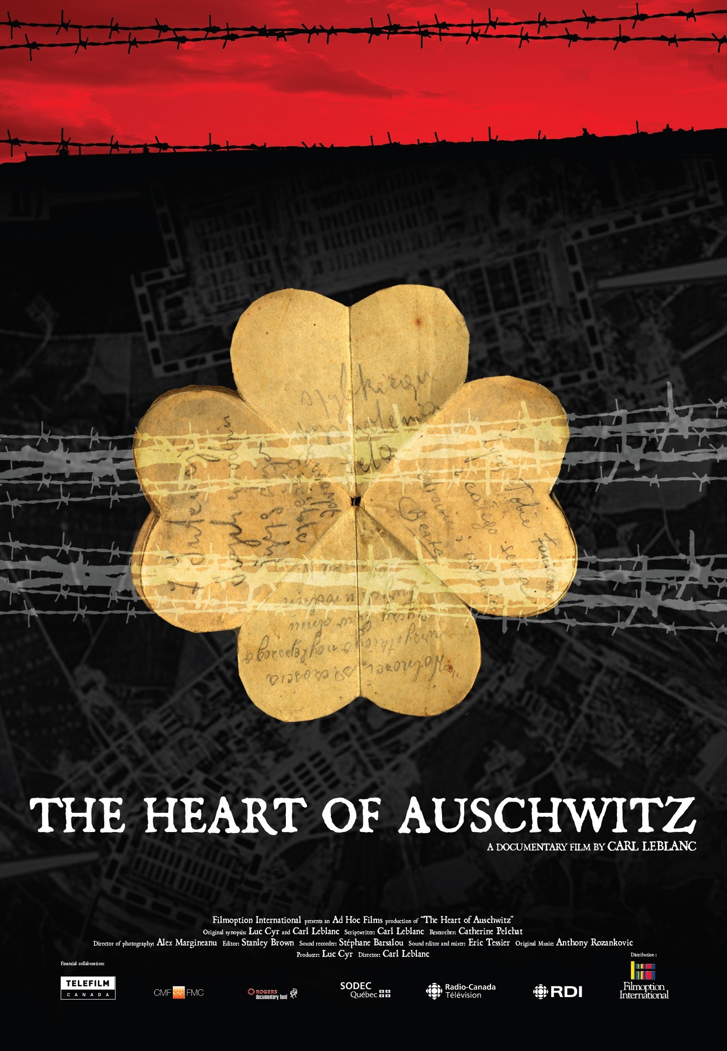 Mega Sized Movie Poster Image for Le coeur d'Auschwitz 