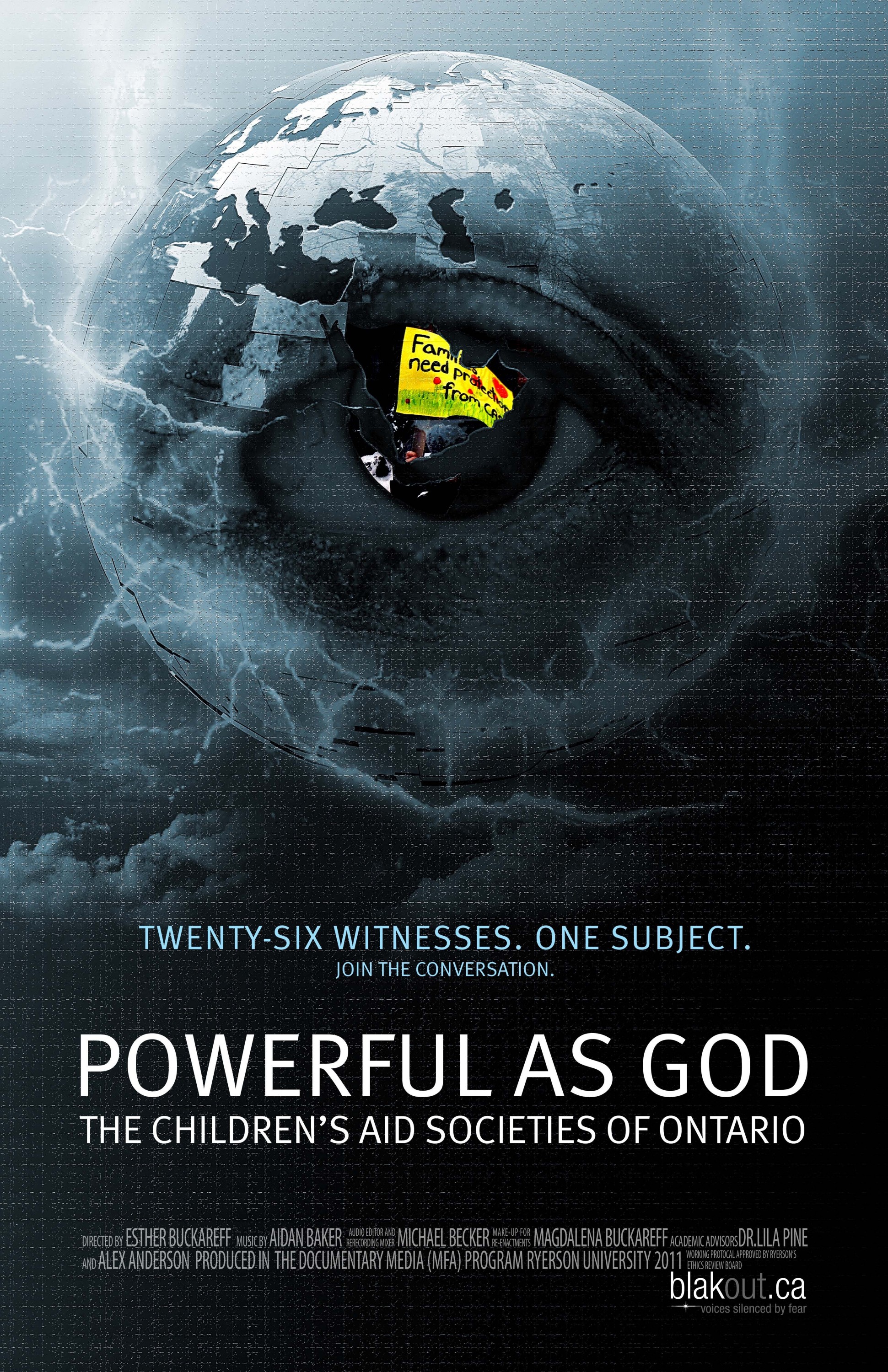 Mega Sized Movie Poster Image for Powerful as God: The Children's Aid Societies of Ontario 