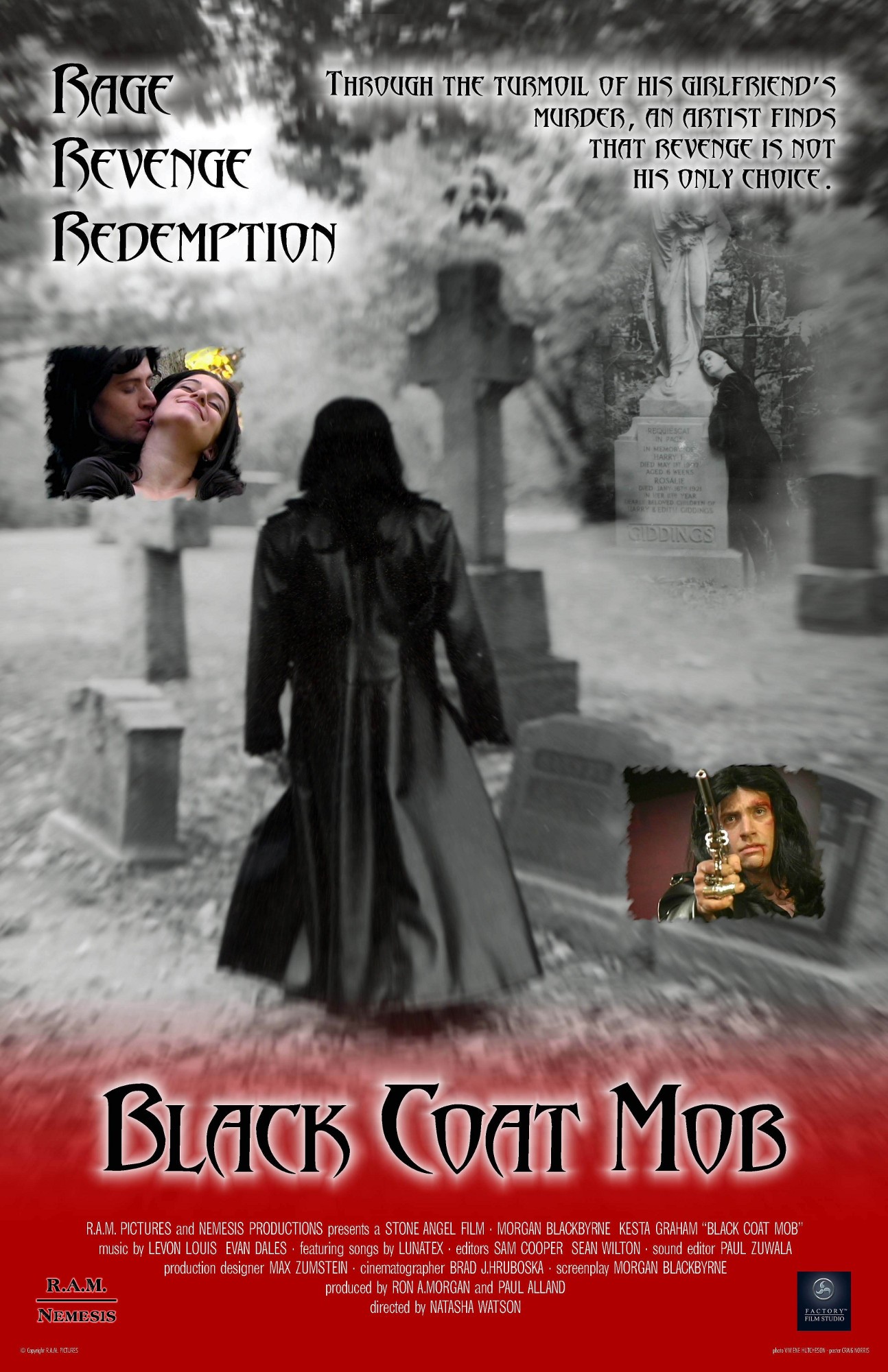 Mega Sized Movie Poster Image for Black Coat Mob 