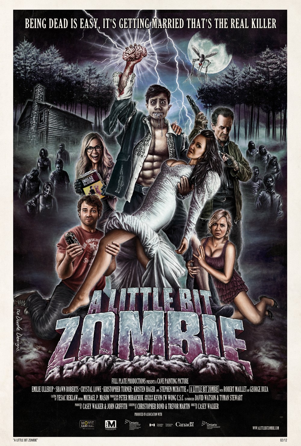 Extra Large Movie Poster Image for A Little Bit Zombie (#2 of 2)