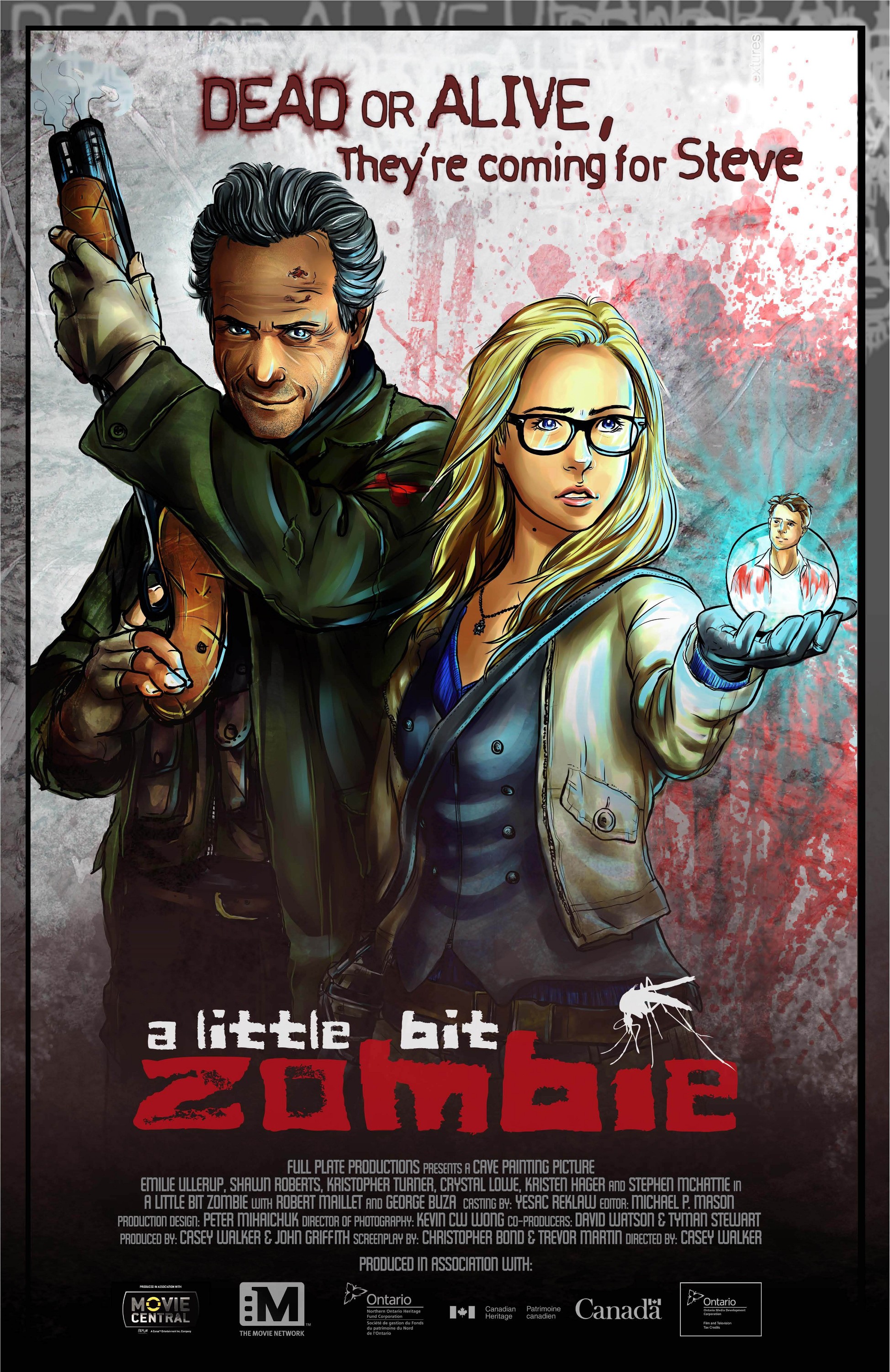 Mega Sized Movie Poster Image for A Little Bit Zombie (#1 of 2)