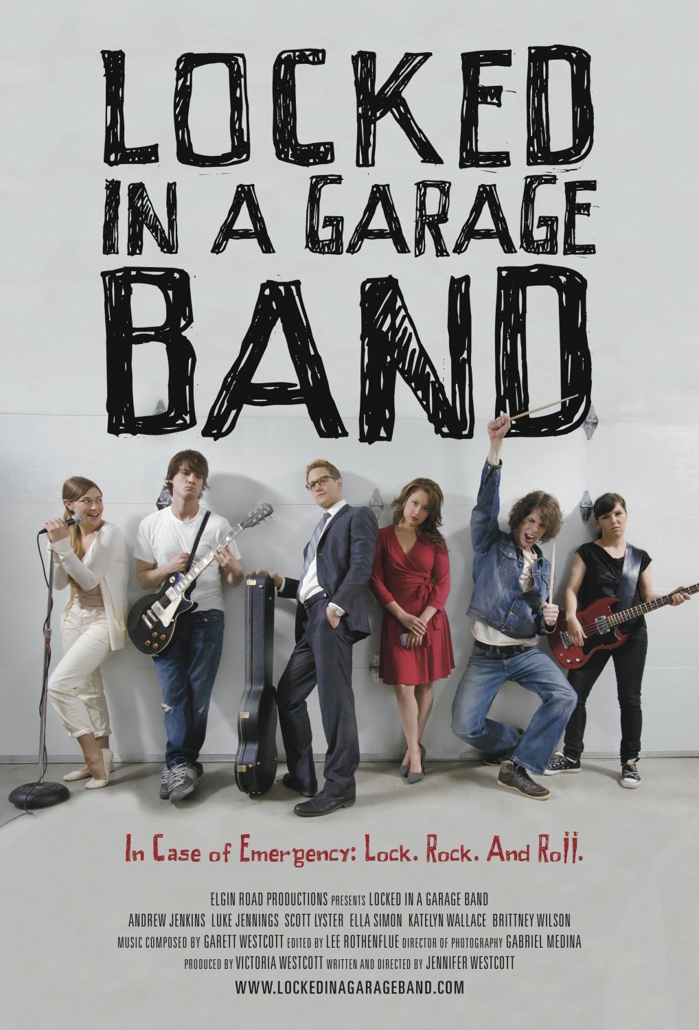 Extra Large Movie Poster Image for Locked in a Garage Band 