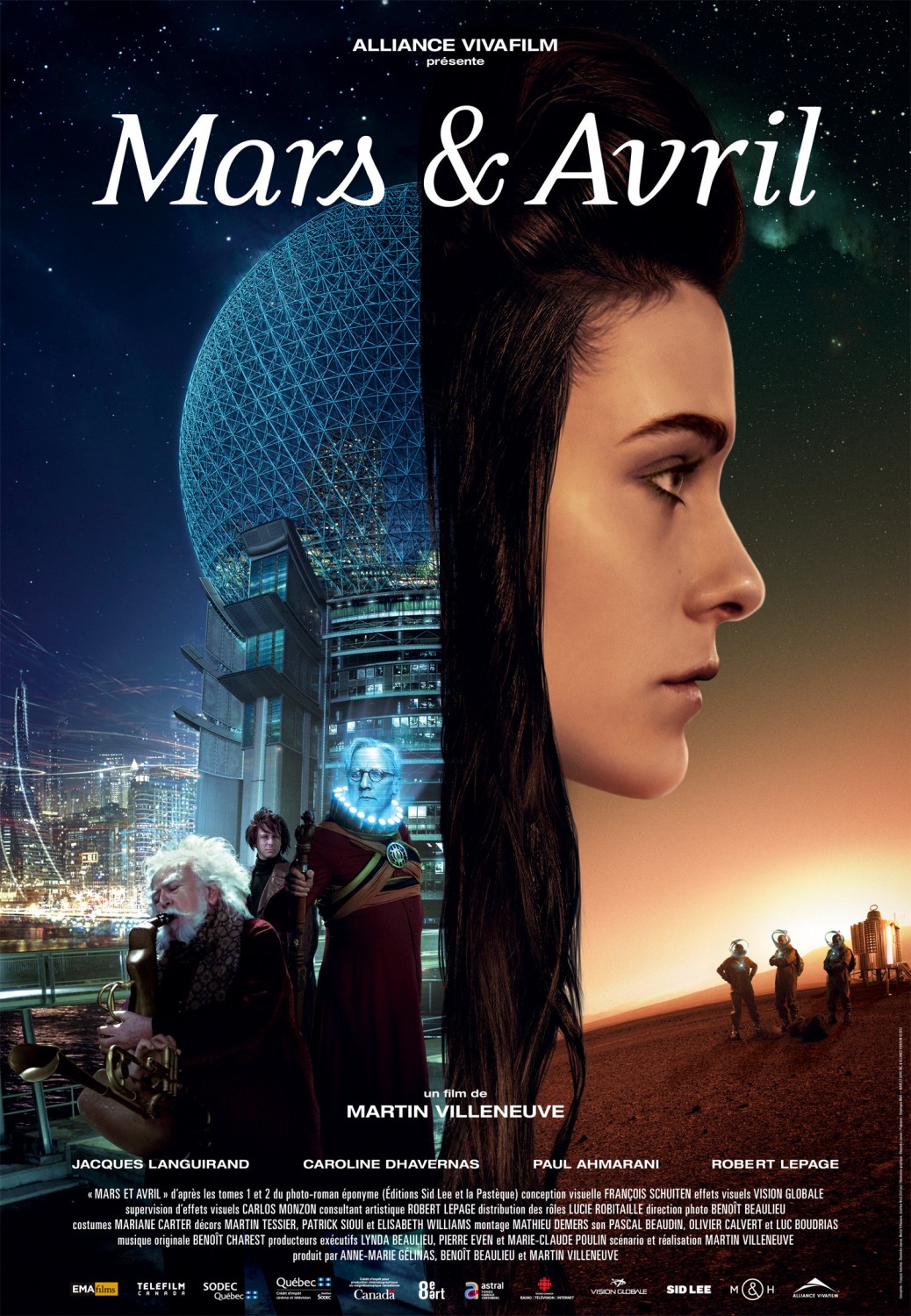 Extra Large Movie Poster Image for Mars et Avril 