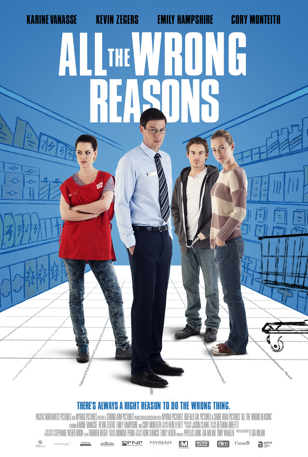 Extra Large Movie Poster Image for All the Wrong Reasons 