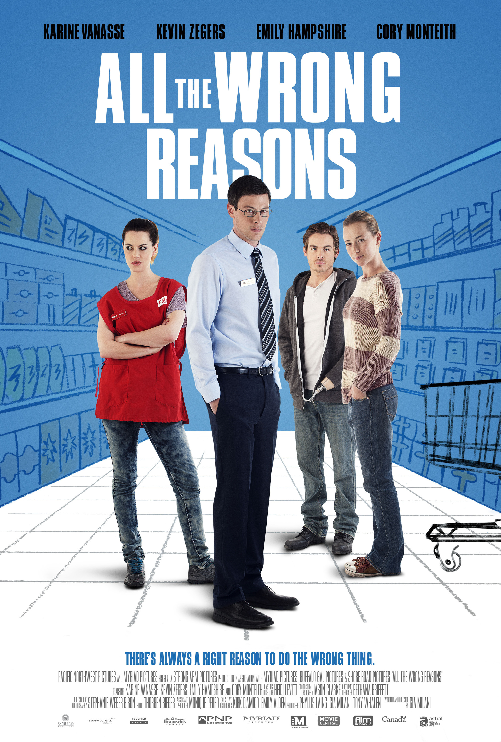 Mega Sized Movie Poster Image for All the Wrong Reasons 