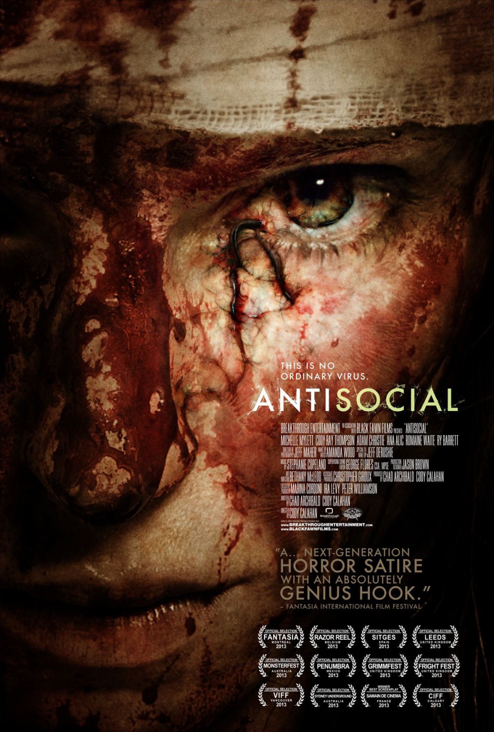 Extra Large Movie Poster Image for Antisocial (#2 of 2)