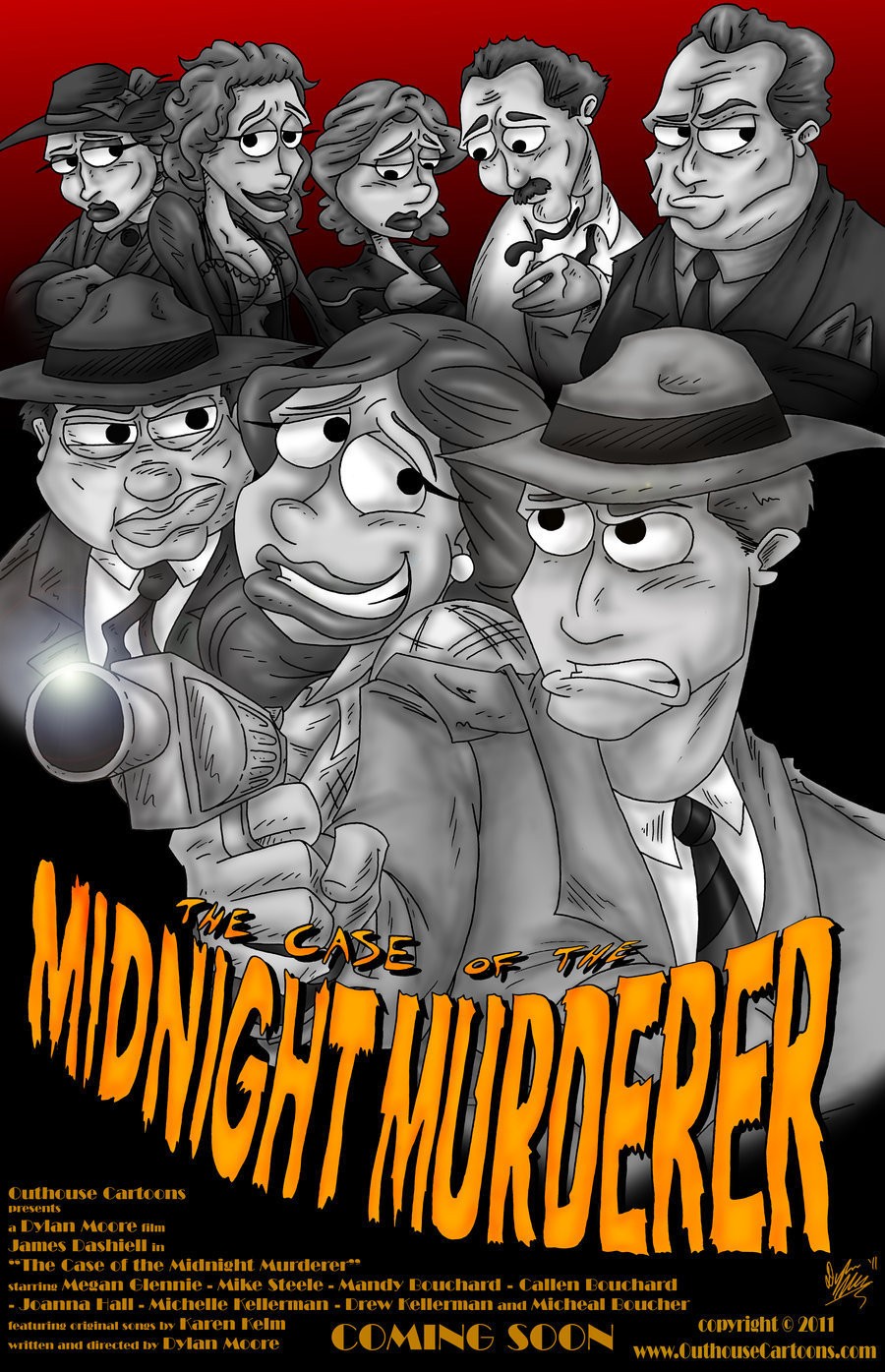 Extra Large Movie Poster Image for The Case of the Midnight Murderer 