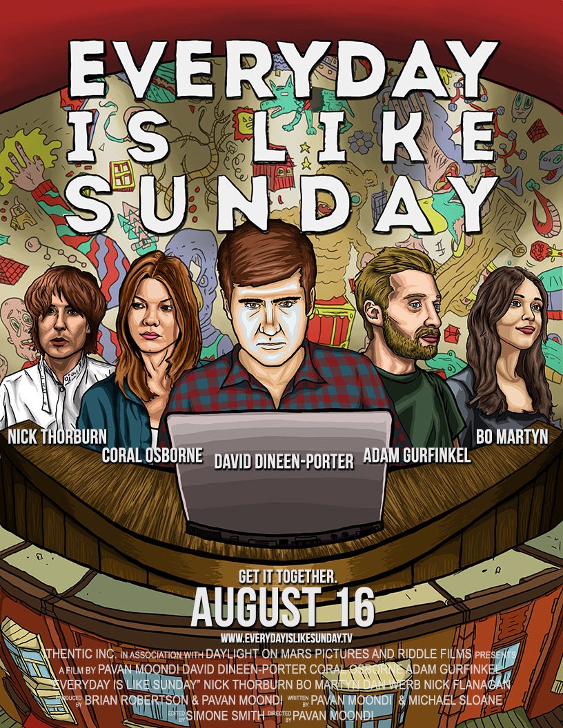 Extra Large Movie Poster Image for Everyday Is Like Sunday 