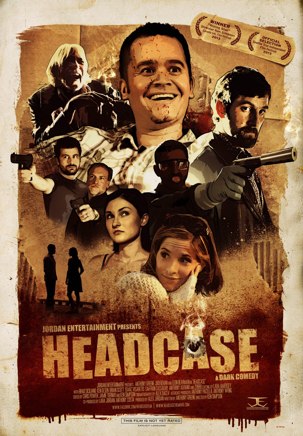 Extra Large Movie Poster Image for Headcase 