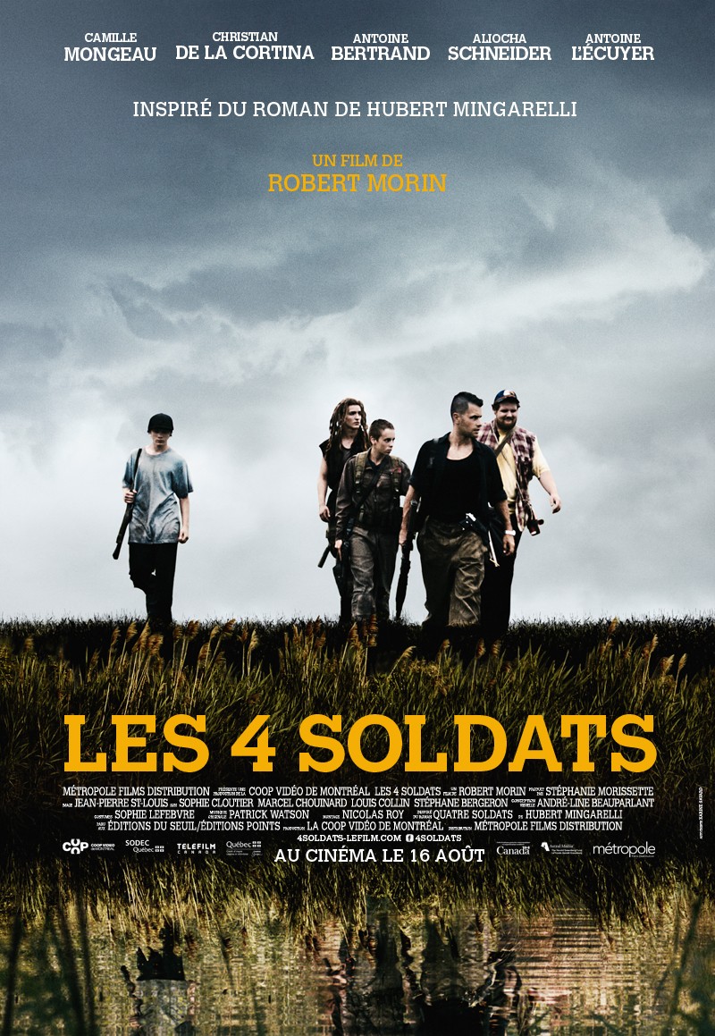 Extra Large Movie Poster Image for Les 4 soldats 