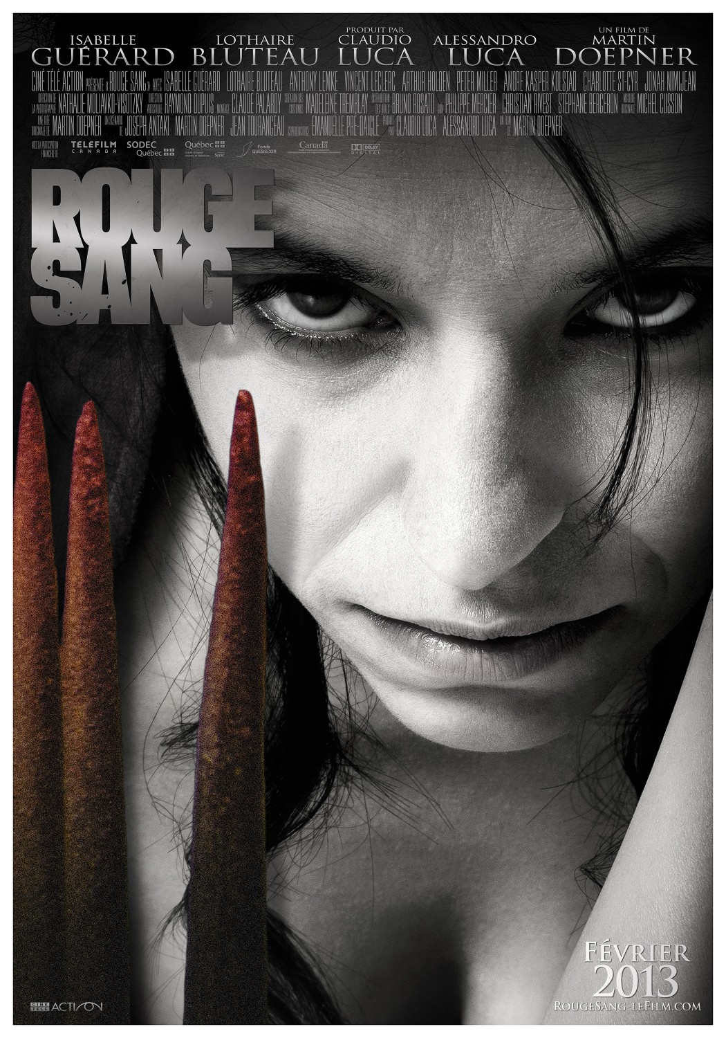 Extra Large Movie Poster Image for Rouge Sang (#2 of 2)