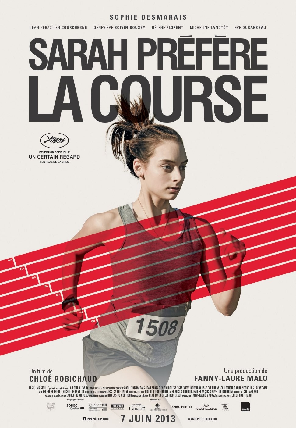 Extra Large Movie Poster Image for Sarah préfère la course 