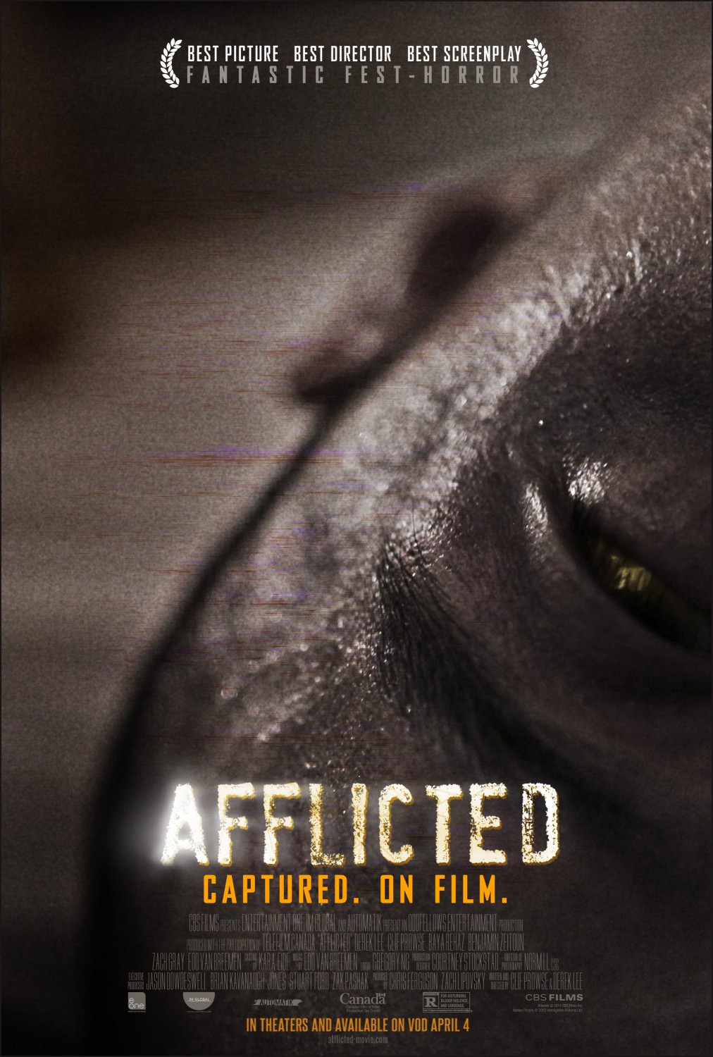 Extra Large Movie Poster Image for Afflicted (#2 of 2)
