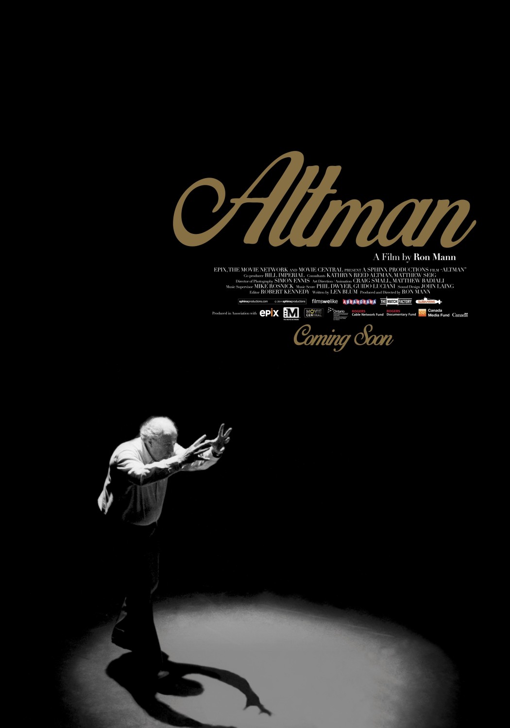 Extra Large Movie Poster Image for Altman (#1 of 3)