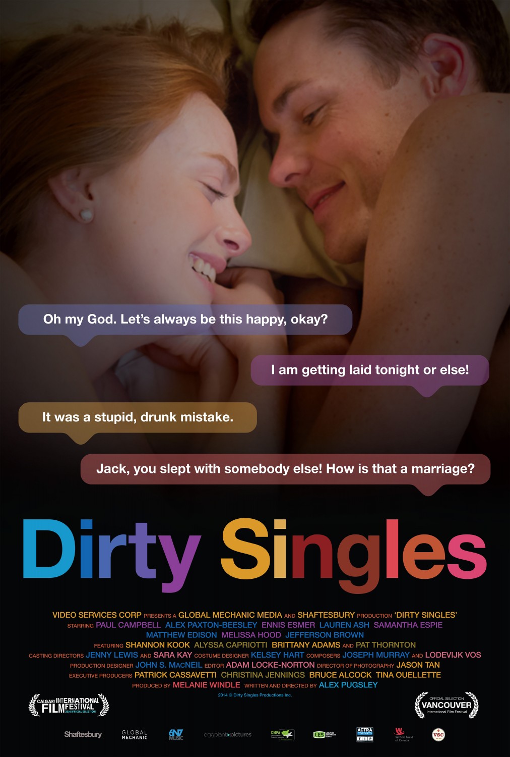Extra Large Movie Poster Image for Dirty Singles 