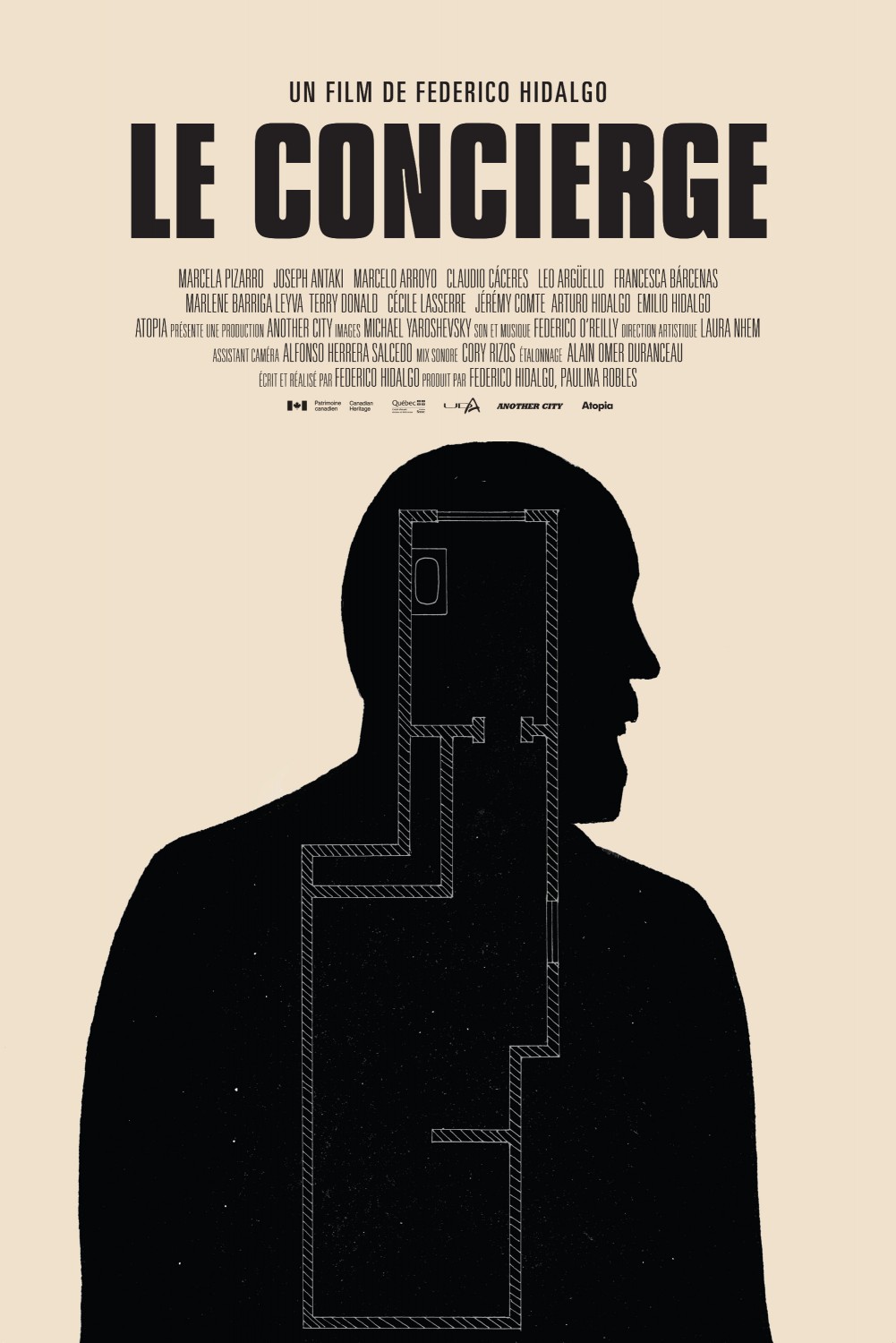Extra Large Movie Poster Image for Le concierge 