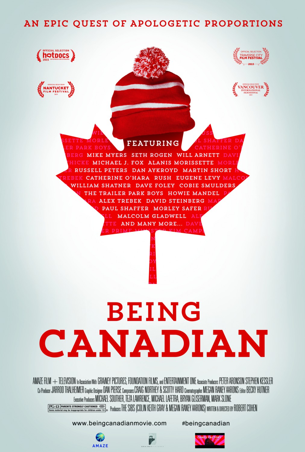 Extra Large Movie Poster Image for Being Canadian 