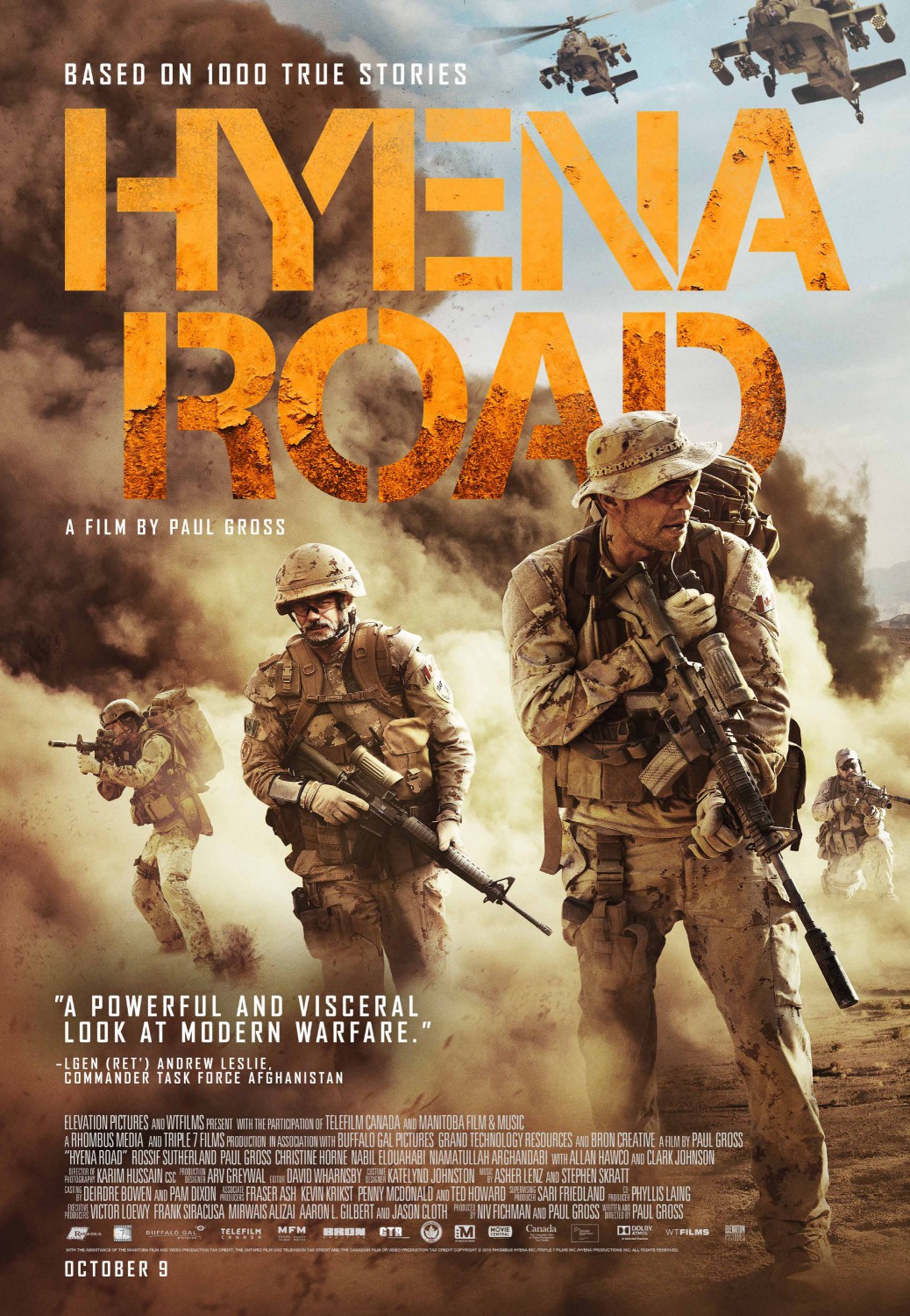 Extra Large Movie Poster Image for Hyena Road (#2 of 2)
