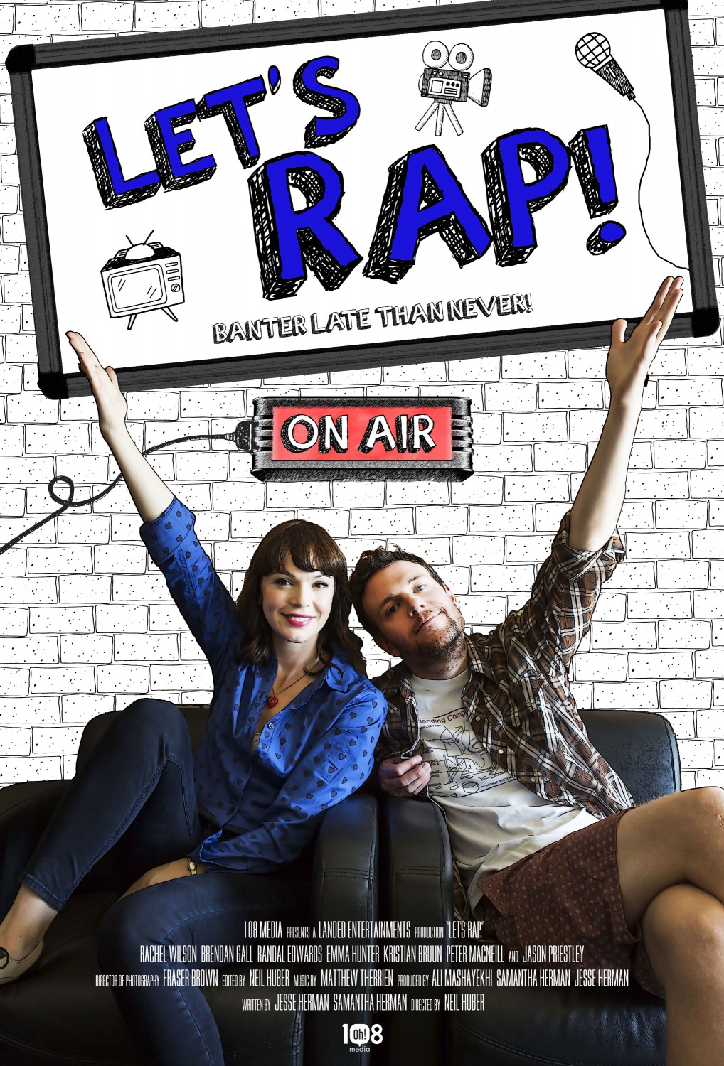 Extra Large Movie Poster Image for Let's Rap 