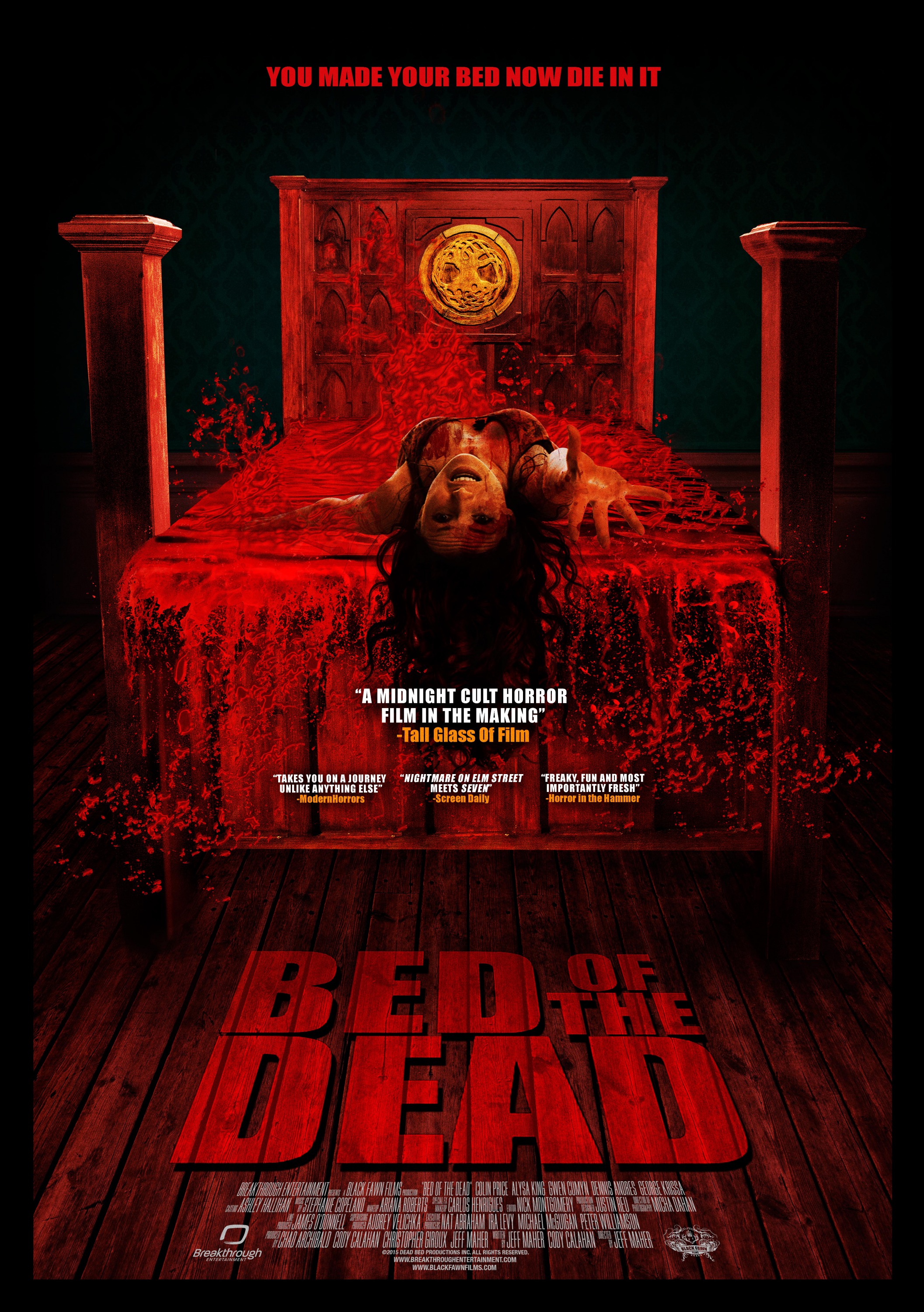 Mega Sized Movie Poster Image for Bed of the Dead (#2 of 3)