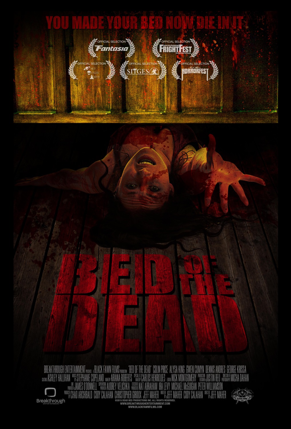 Extra Large Movie Poster Image for Bed of the Dead (#3 of 3)