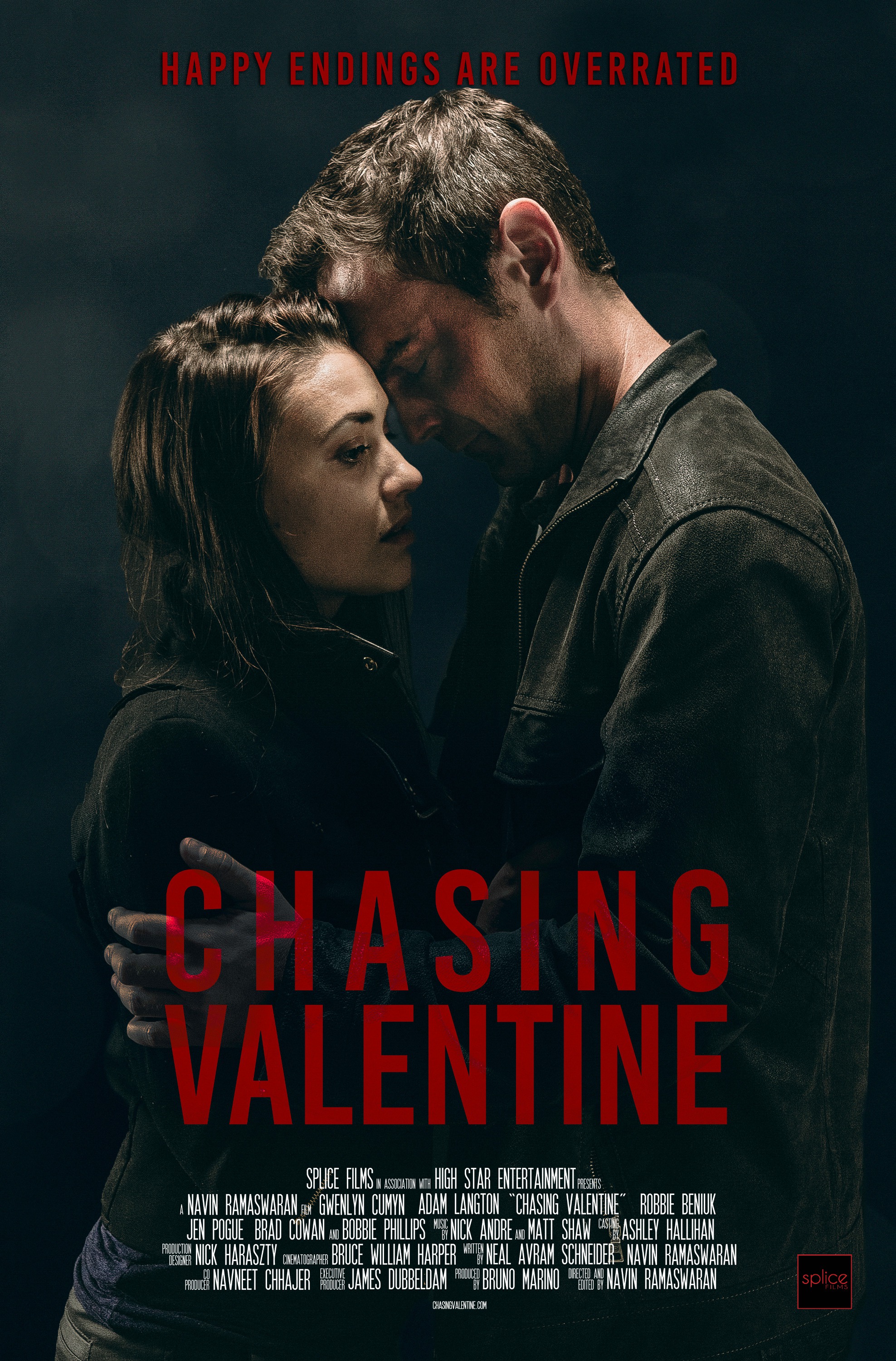Mega Sized Movie Poster Image for Chasing Valentine 