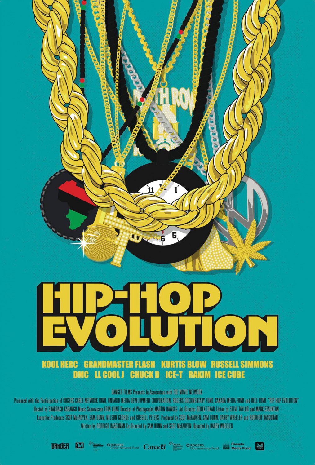 Extra Large Movie Poster Image for Hip-Hop Evolution 