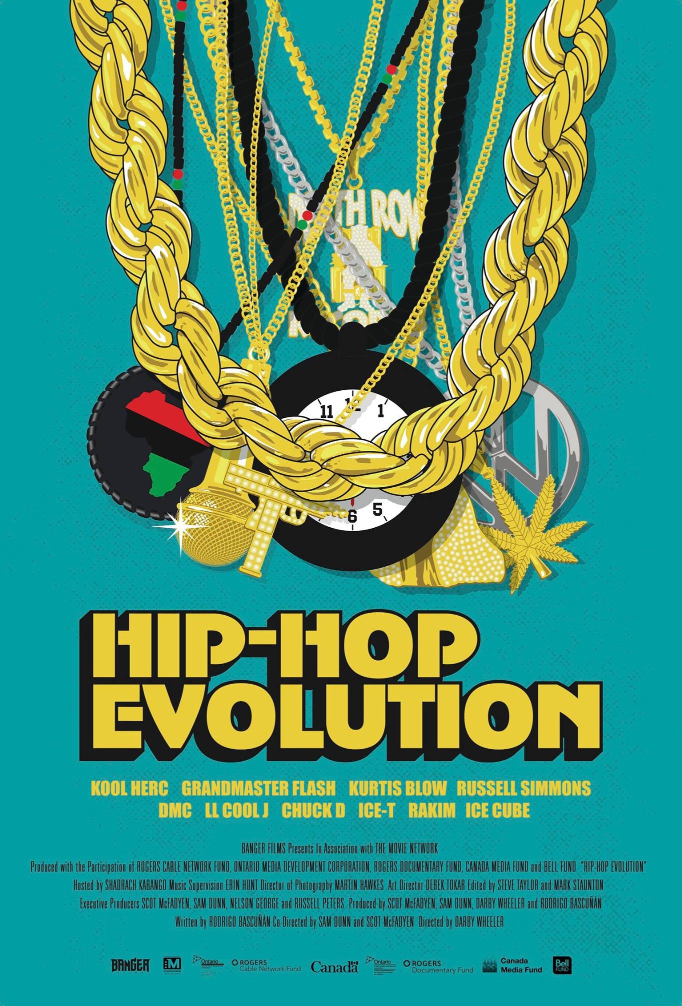 Mega Sized Movie Poster Image for Hip-Hop Evolution 