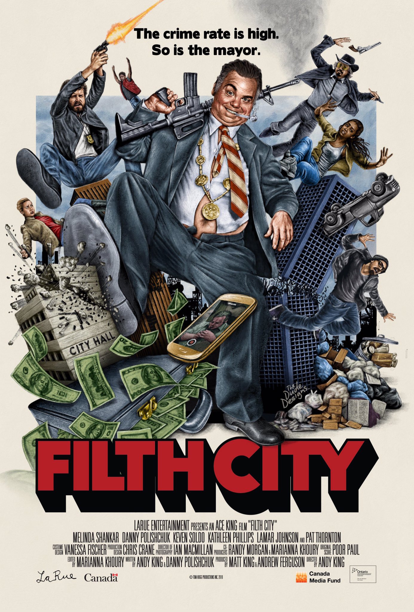 Mega Sized Movie Poster Image for Filth City 