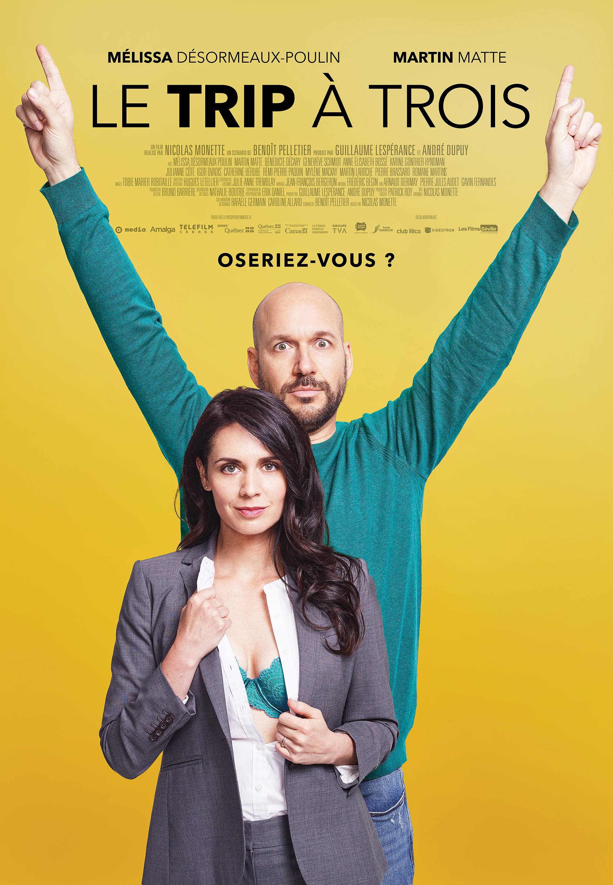 Mega Sized Movie Poster Image for Le trip à trois 