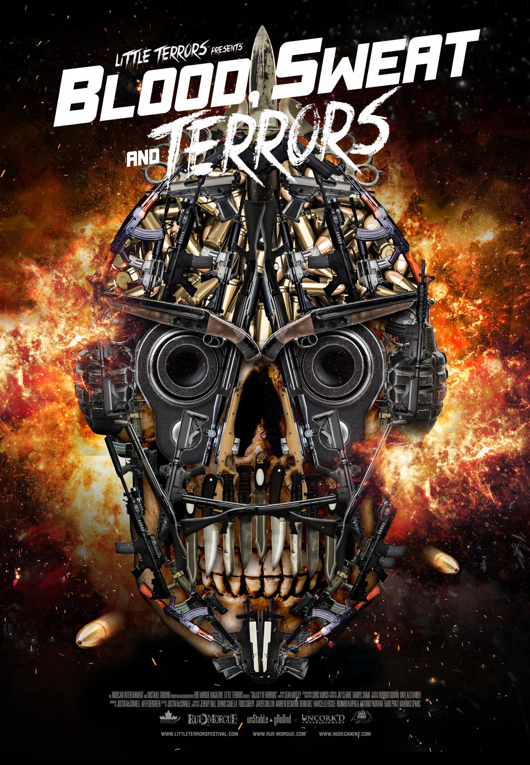 Extra Large Movie Poster Image for Blood, Sweat and Terrors 