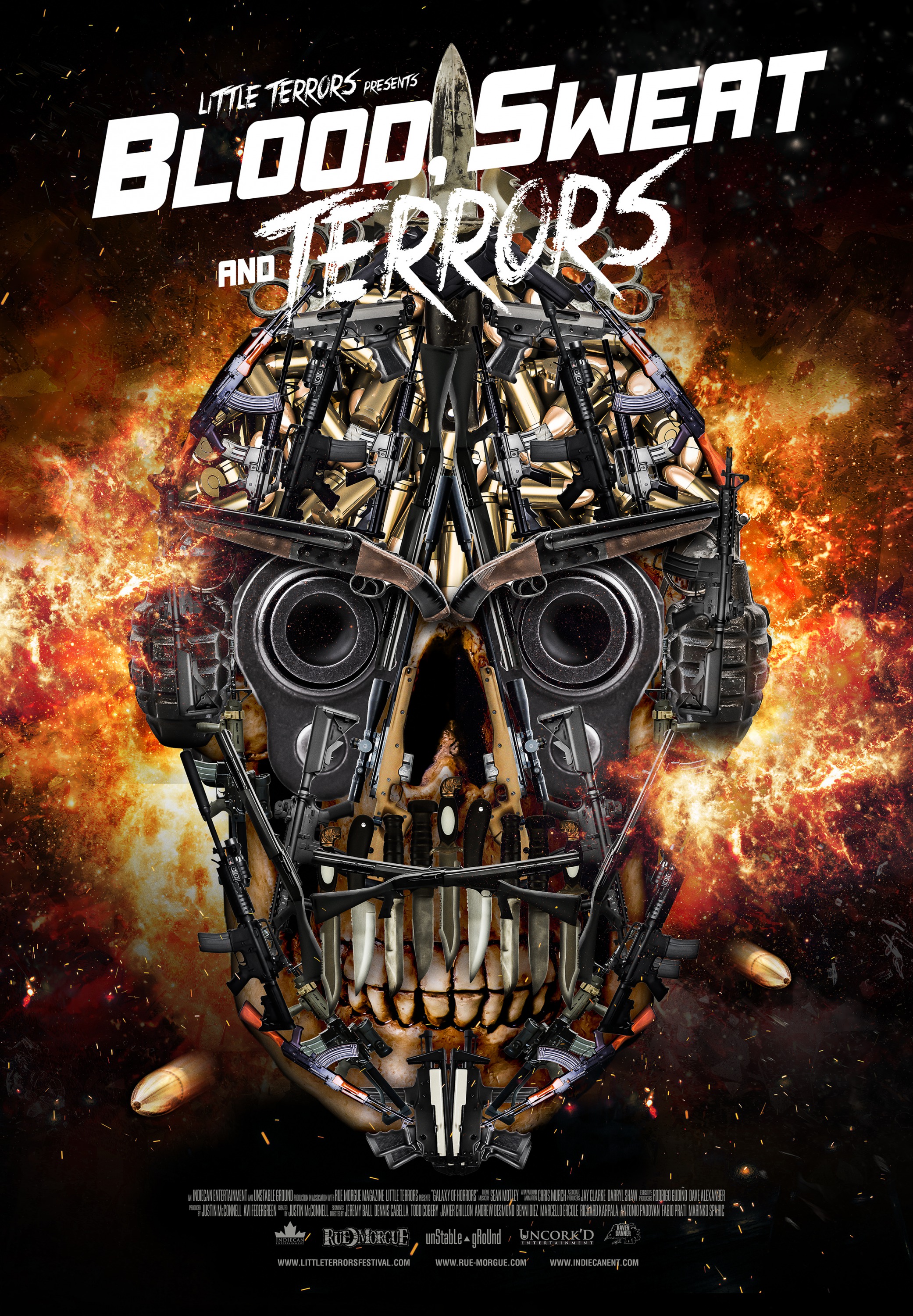 Mega Sized Movie Poster Image for Blood, Sweat and Terrors 