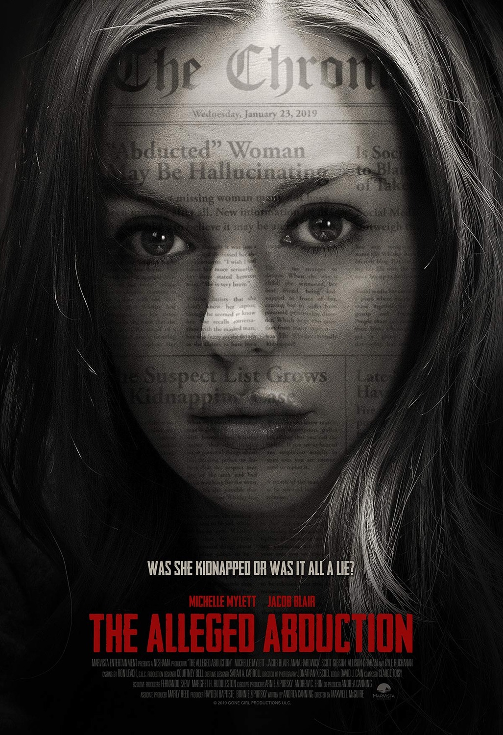 Extra Large Movie Poster Image for The Alleged Abduction 