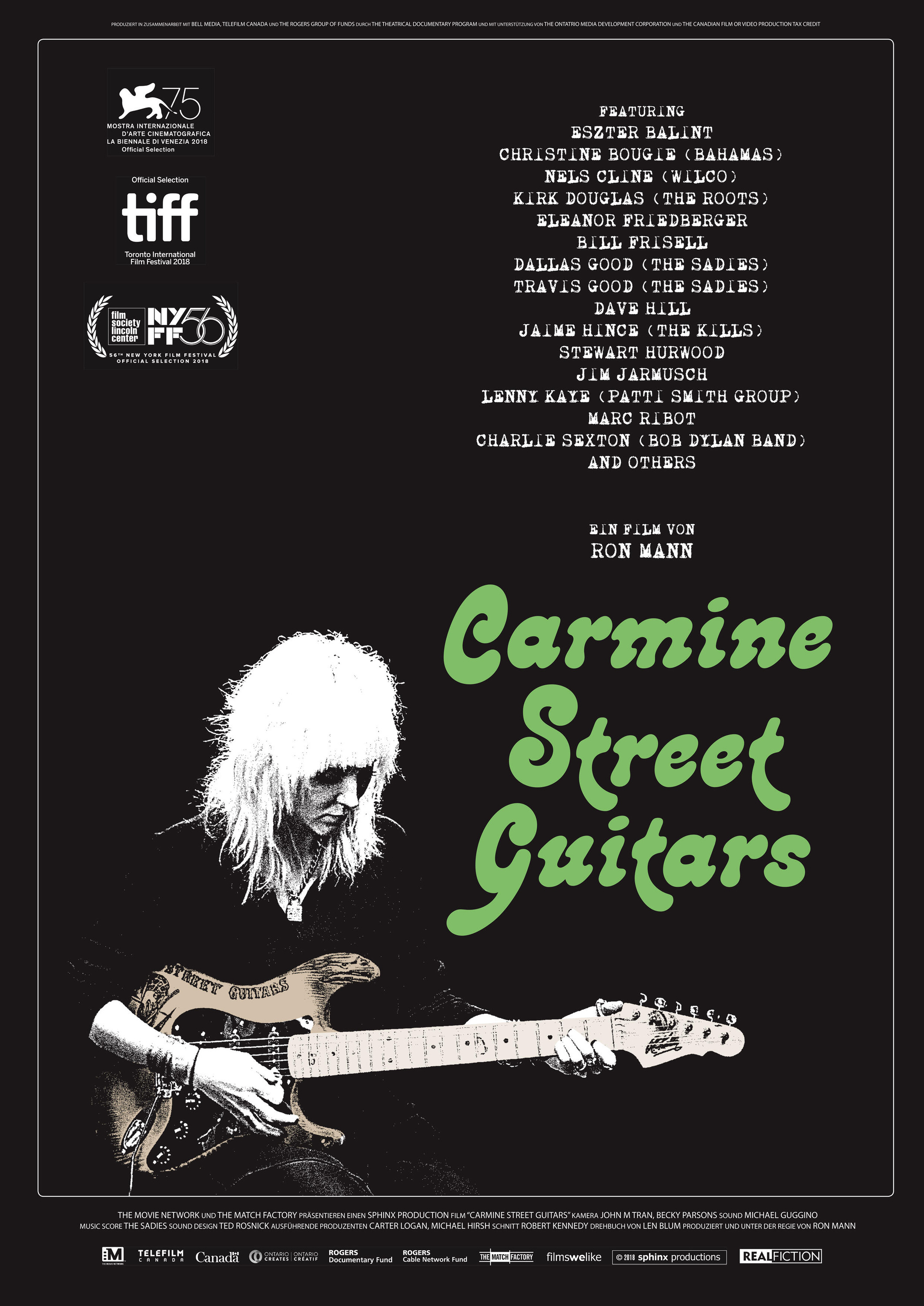 Mega Sized Movie Poster Image for Carmine Street Guitars 