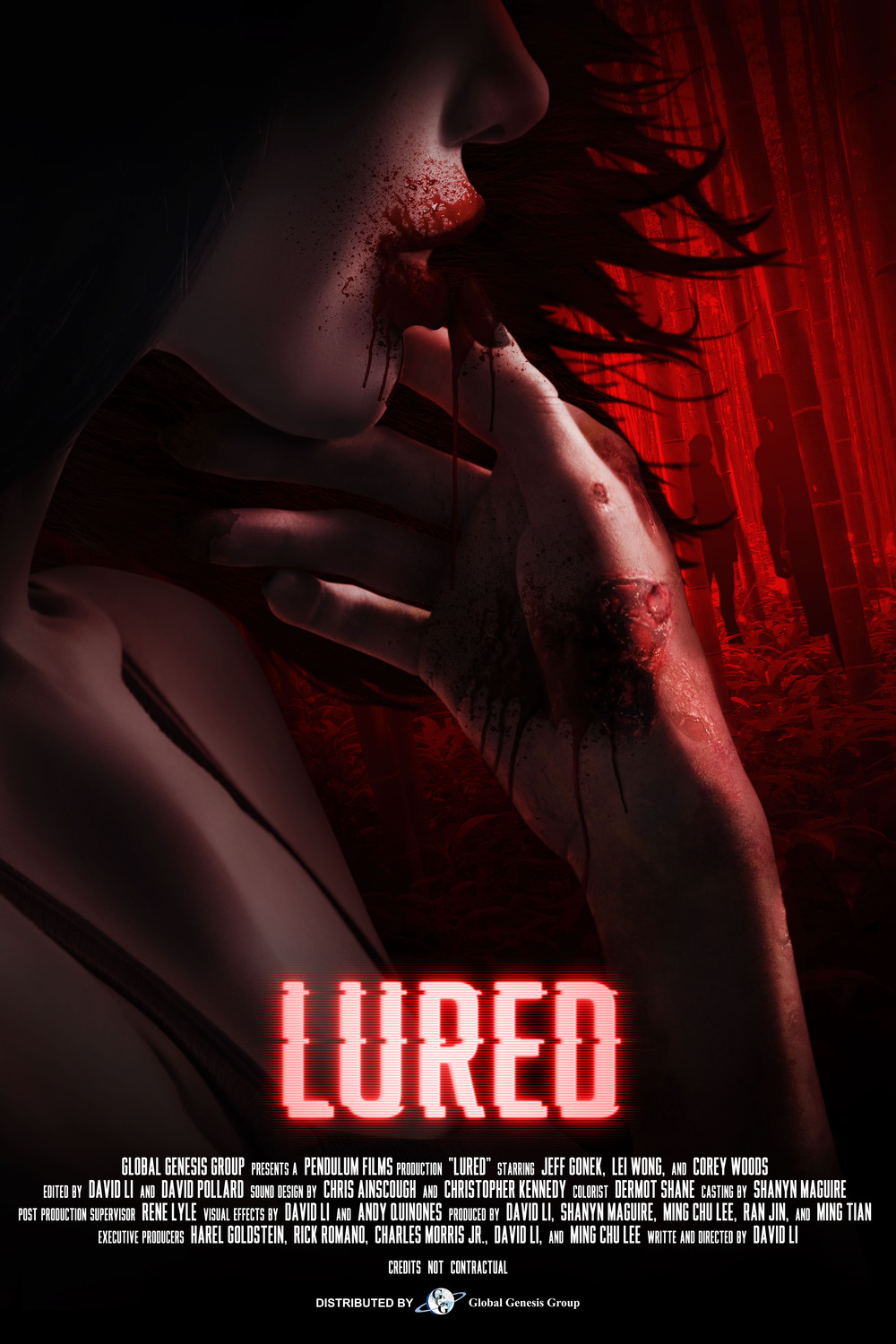 Extra Large Movie Poster Image for Lured 