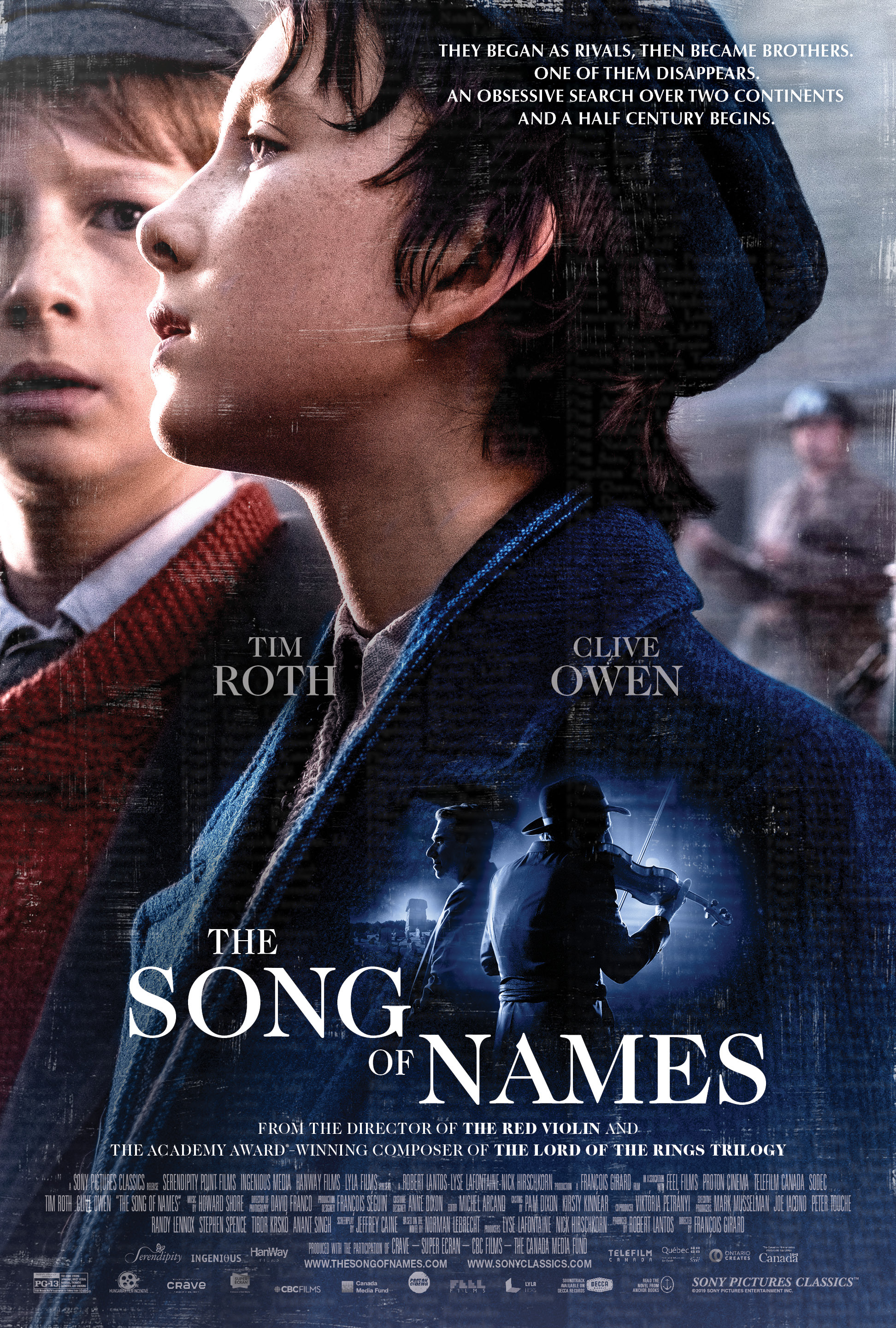 Mega Sized Movie Poster Image for The Song of Names (#1 of 2)