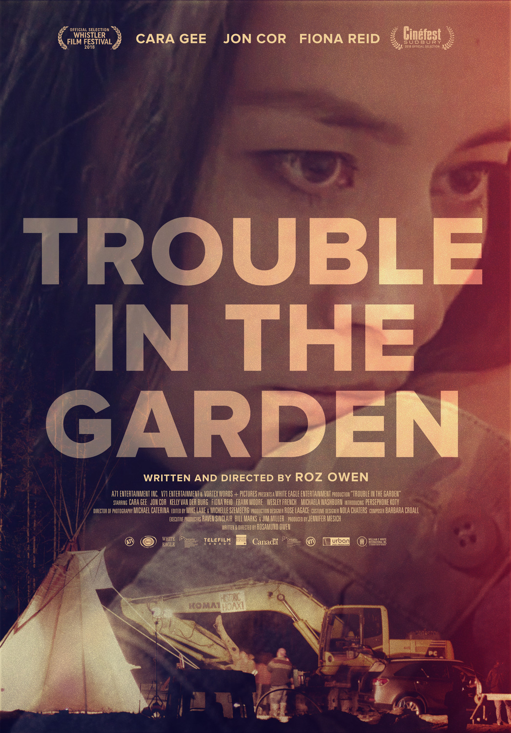 Extra Large Movie Poster Image for Trouble in the Garden 