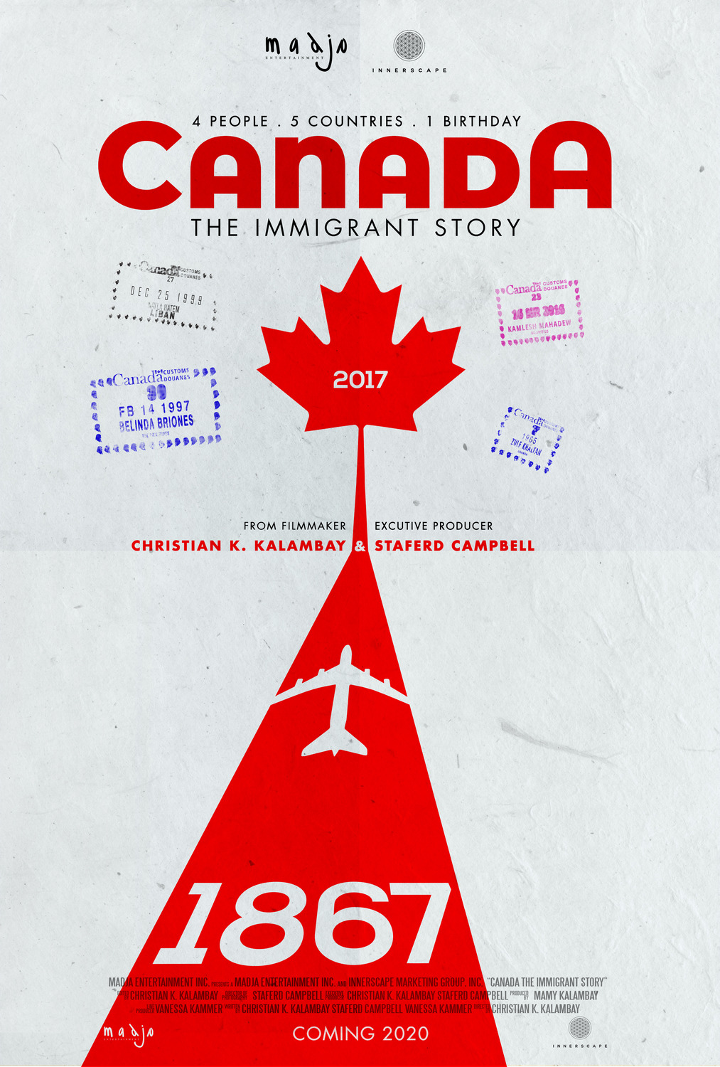 Extra Large Movie Poster Image for Canada, the Immigrant Story 
