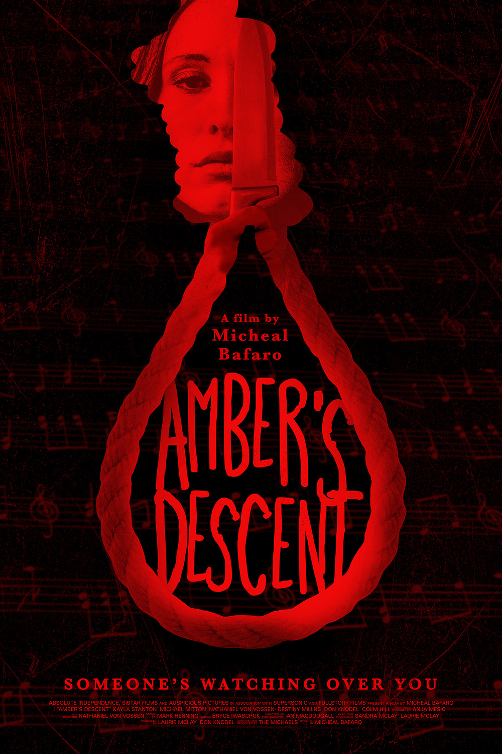 Extra Large Movie Poster Image for Amber's Descent 