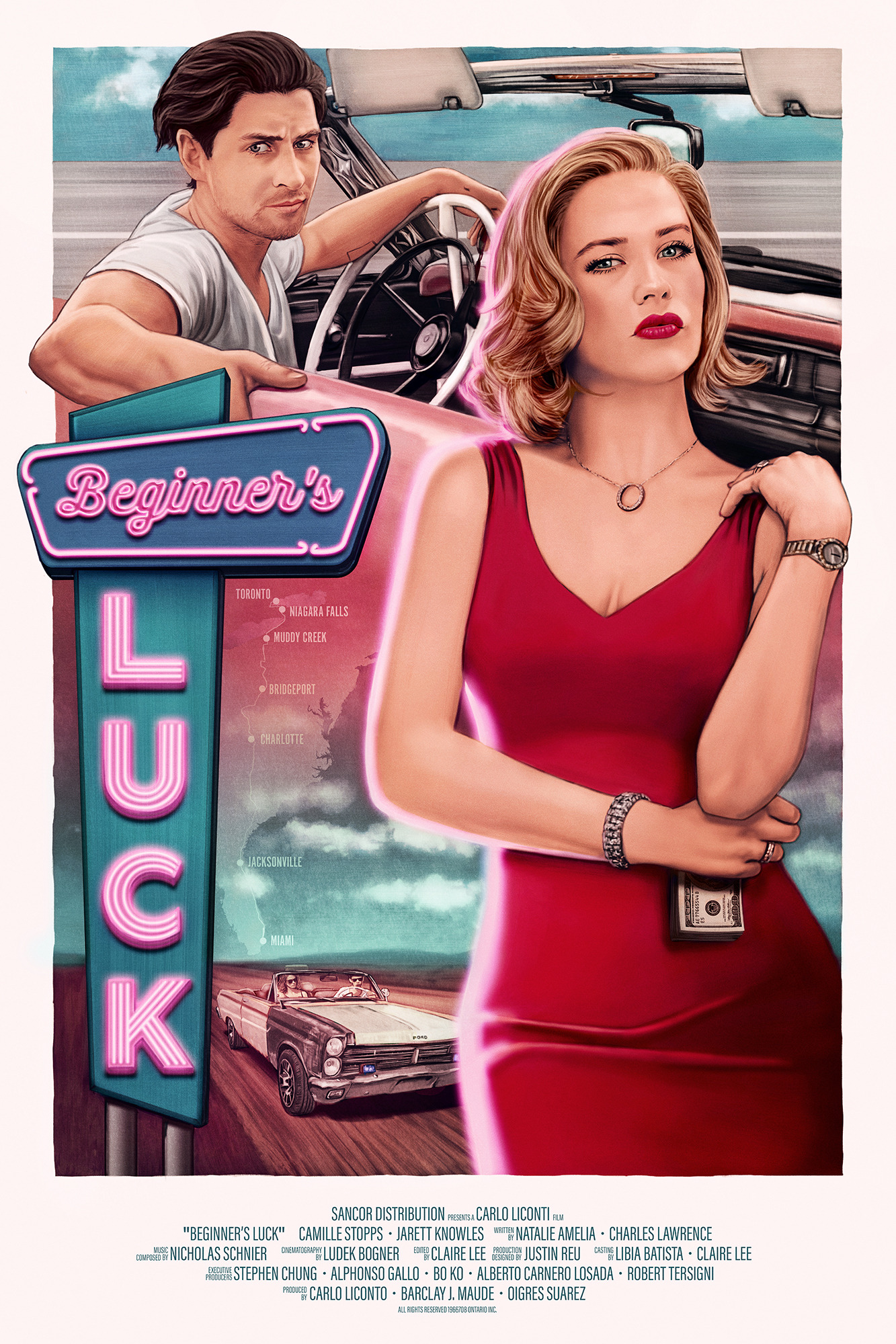 Mega Sized Movie Poster Image for Beginner's Luck 