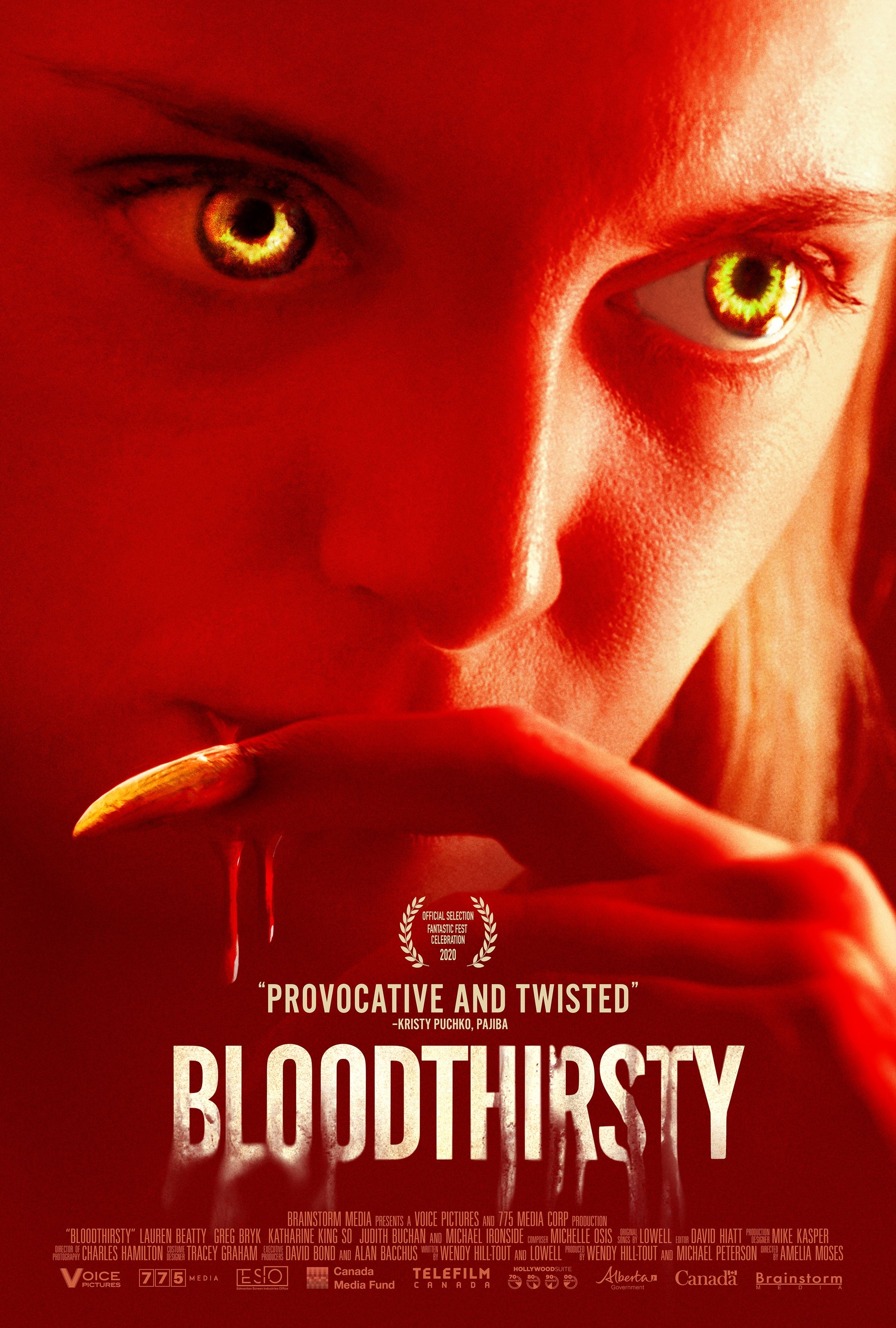 Mega Sized Movie Poster Image for Bloodthirsty 