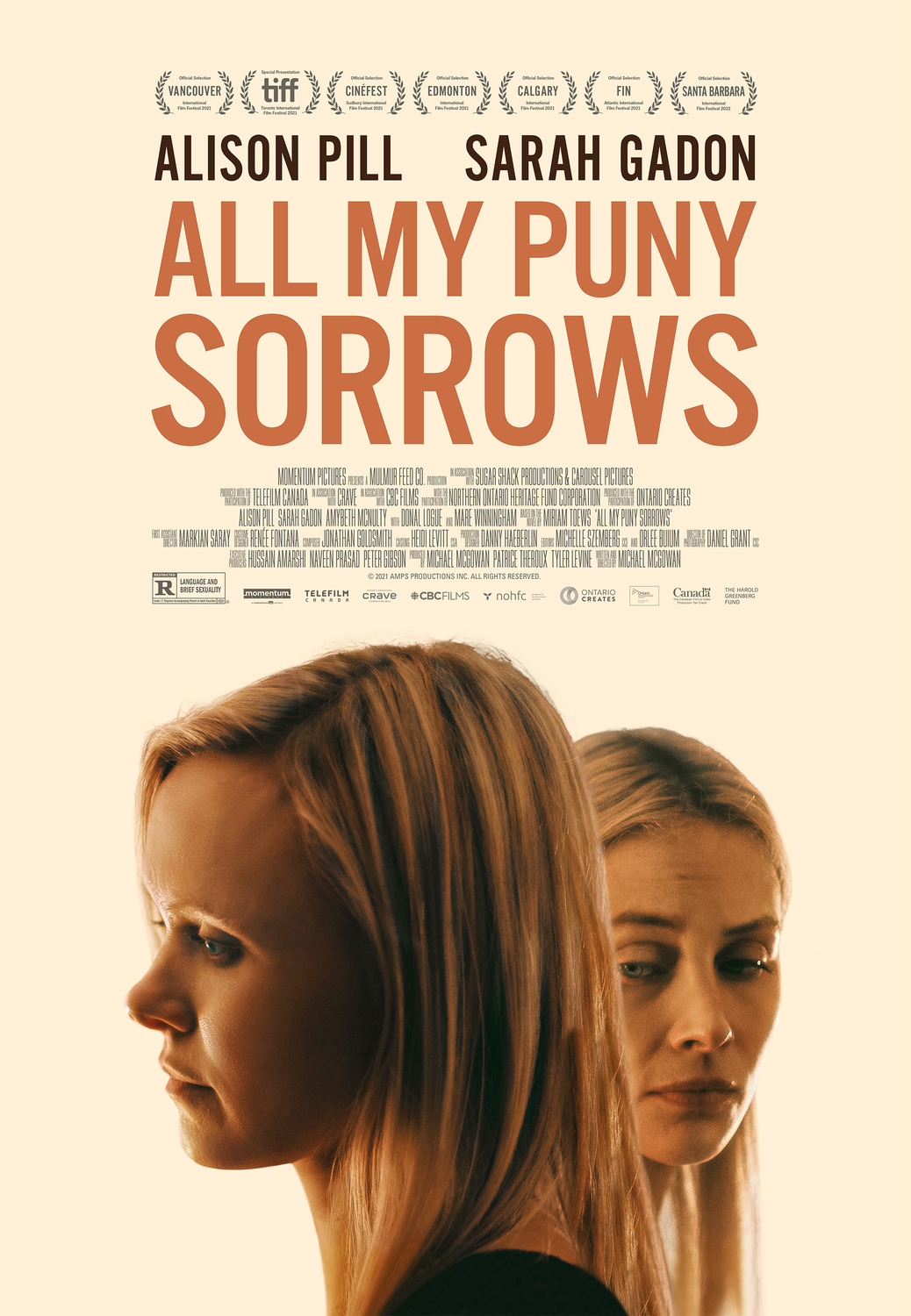 Extra Large Movie Poster Image for All My Puny Sorrows 