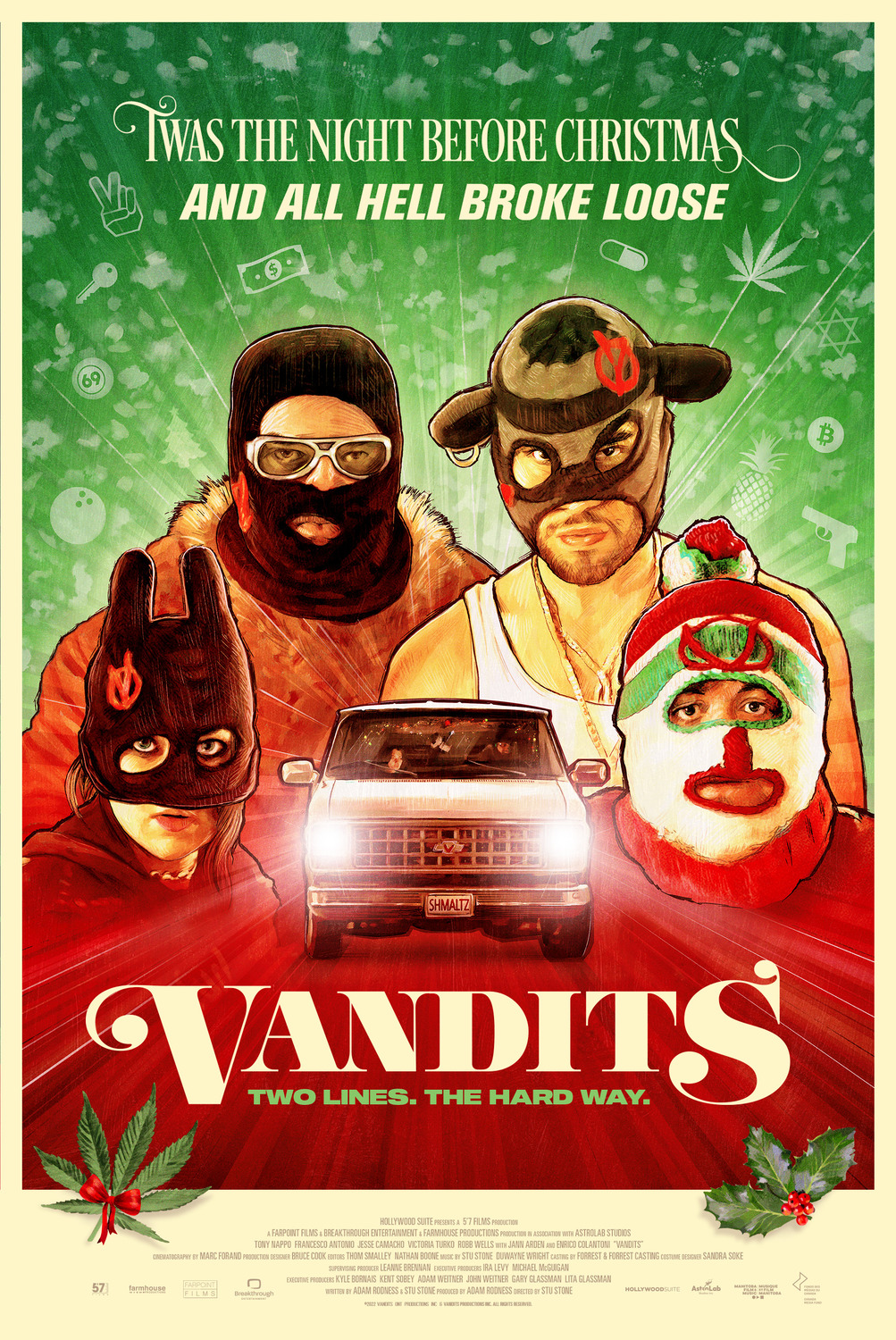 Extra Large Movie Poster Image for Vandits 